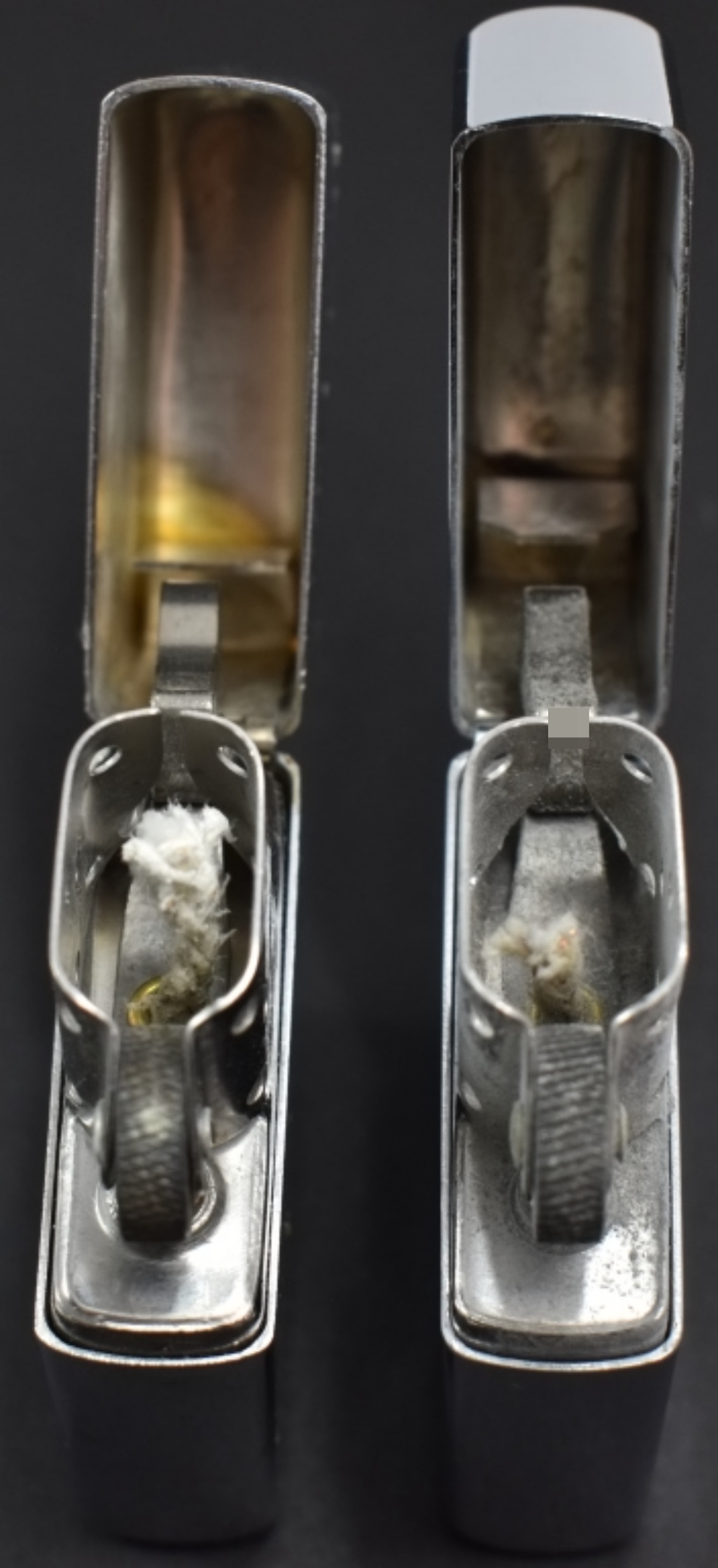 Pair Zippo Advertising Lighters, BLD & Ingersoll