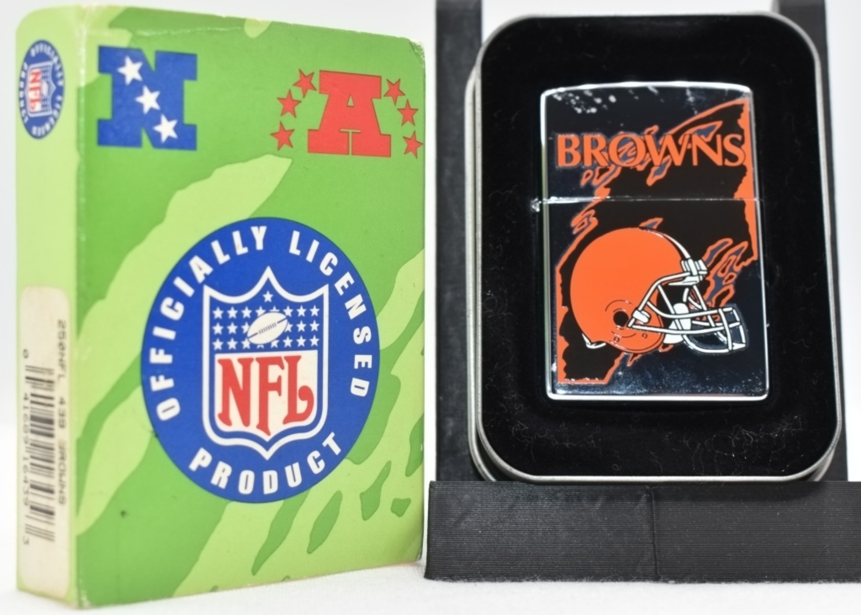 1999 Zippo NFL Cleveland Browns High Polish Chrome