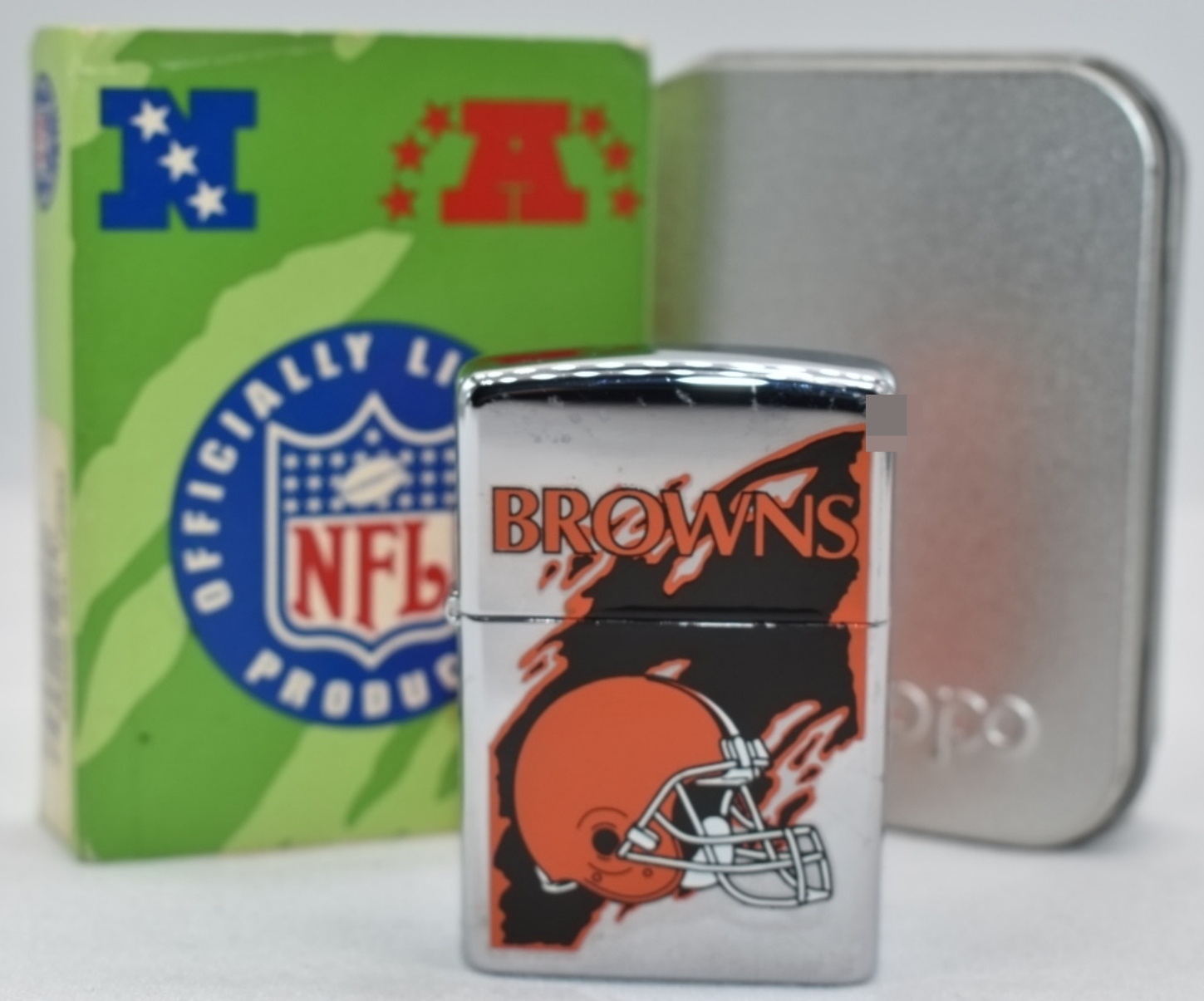 1999 Zippo NFL Cleveland Browns High Polish Chrome