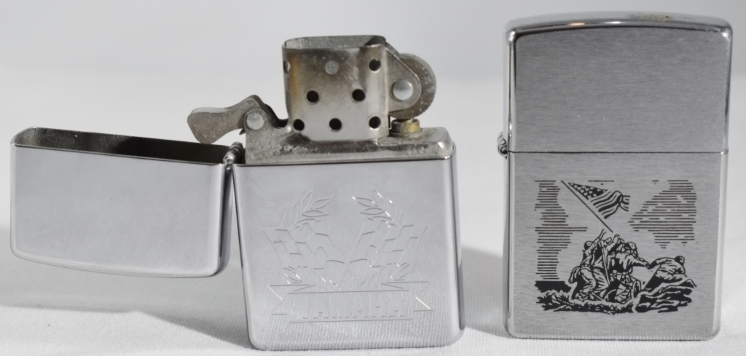1996-97 Zippo Lighters Yamaha & Fallen Soldier