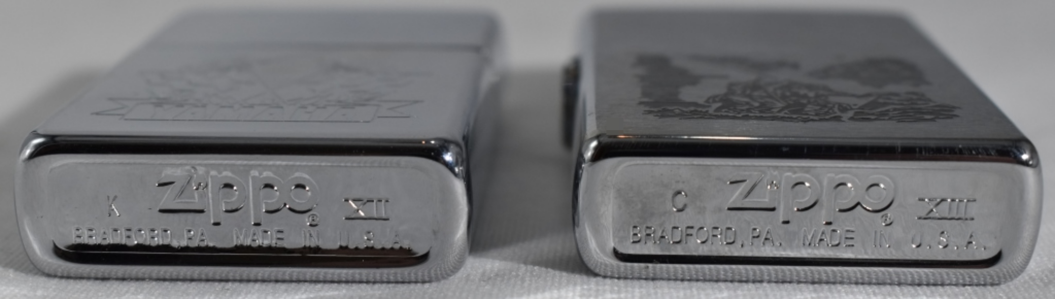1996-97 Zippo Lighters Yamaha & Fallen Soldier