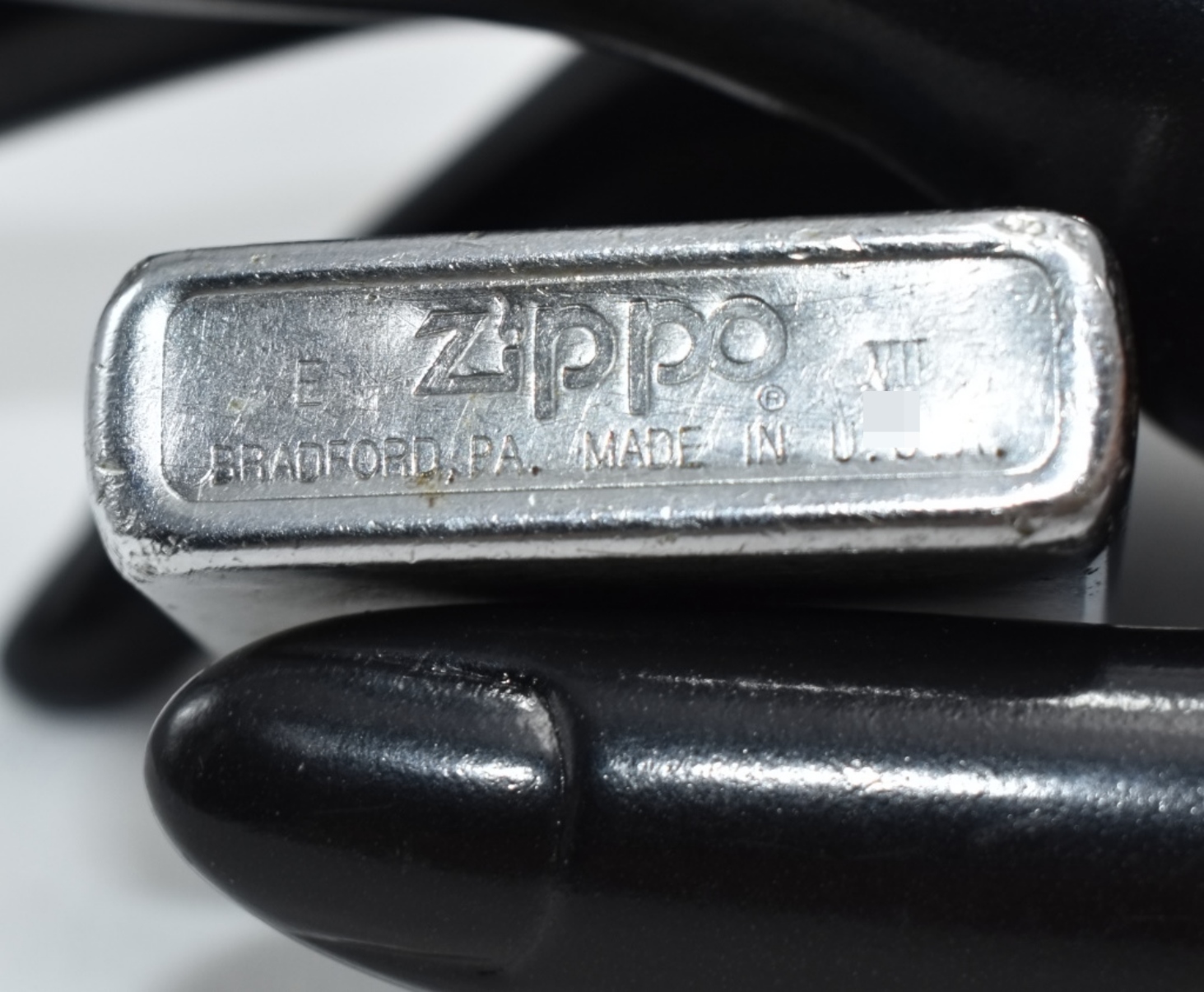 1991 Zippo Regular, Brushed Chrome, Fishing Design