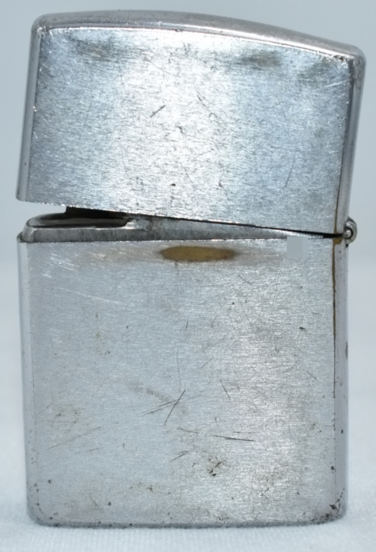 1991 Zippo Regular, Brushed Chrome, Fishing Design
