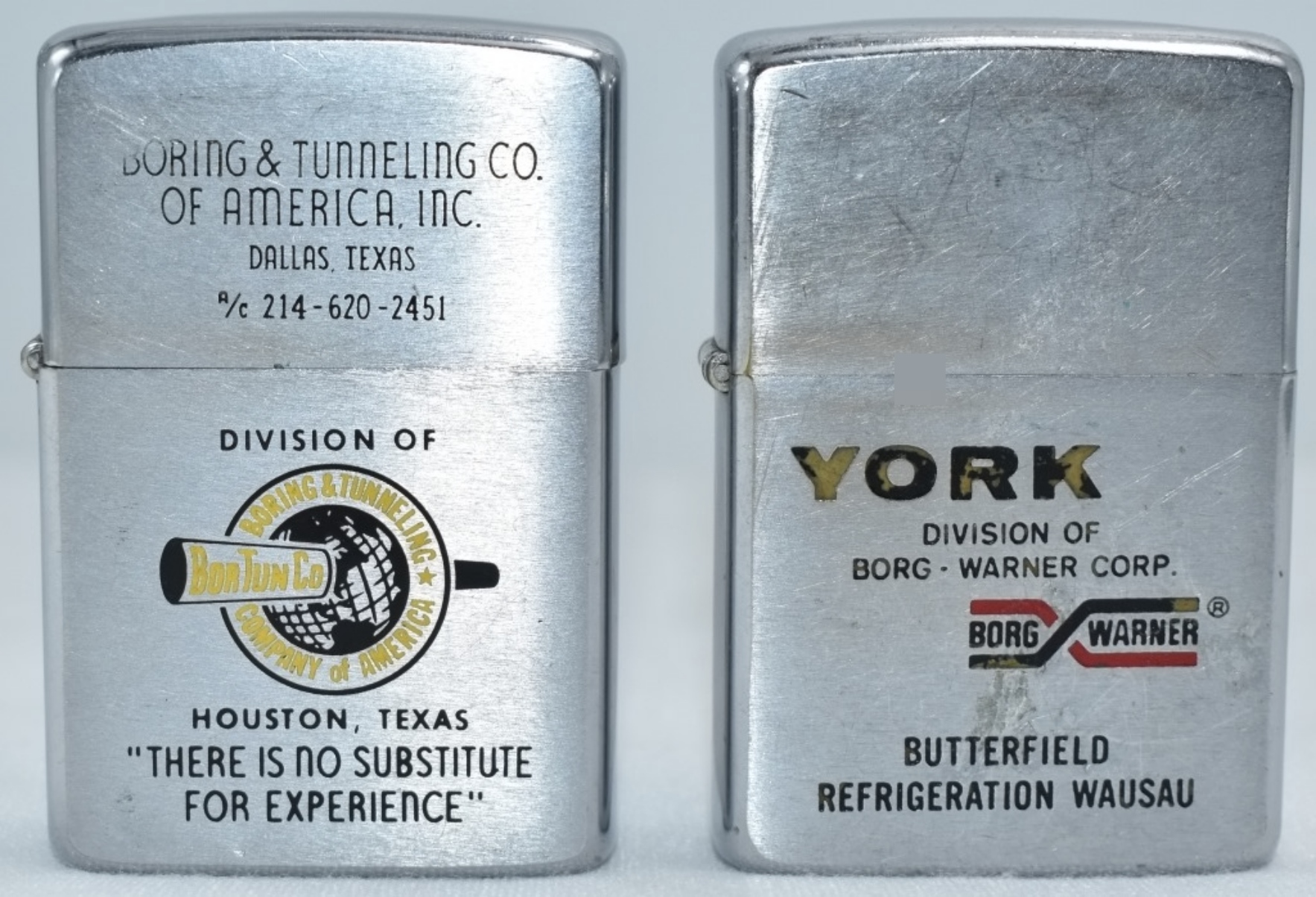 Zippo Corporate Advertising Lighters (2)
