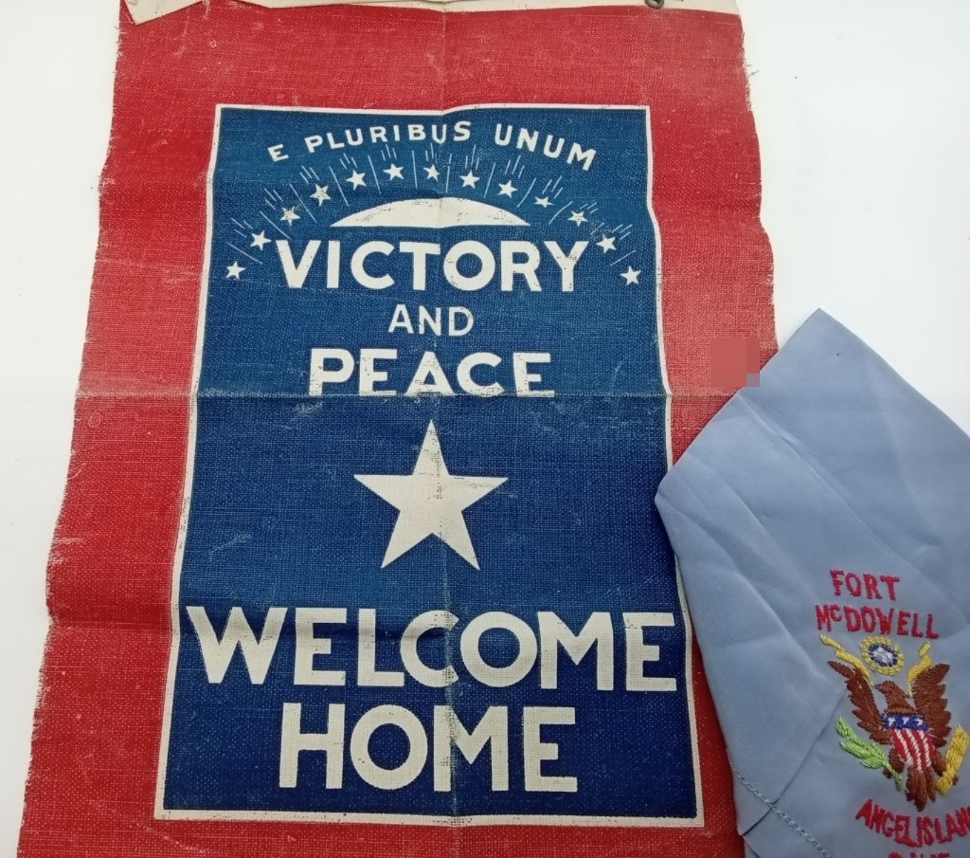 Welcome Home Banner & Handkerchief