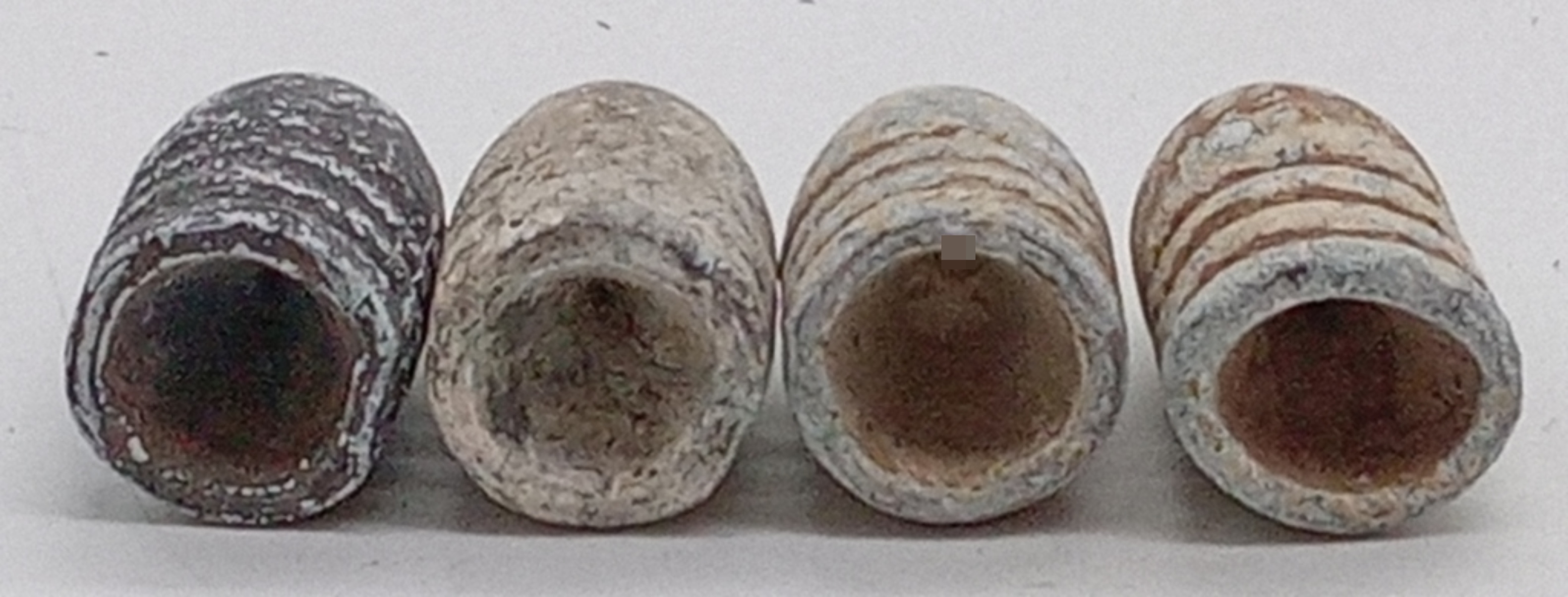 Lot of Four Civil War Era Rifle Bullets