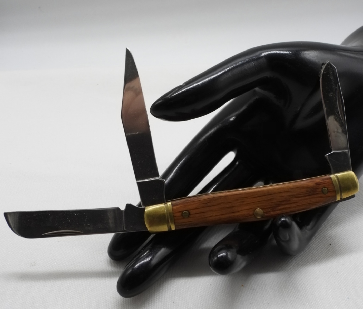 Schrade Ducks Unlimited Trapper, Wood Handles