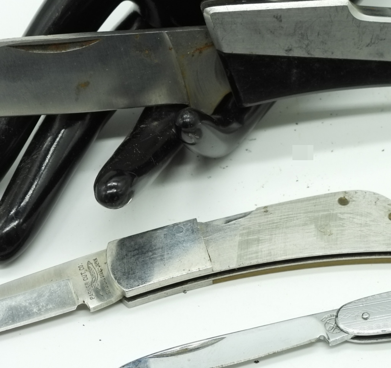 Three Single-Blade Folding Knives