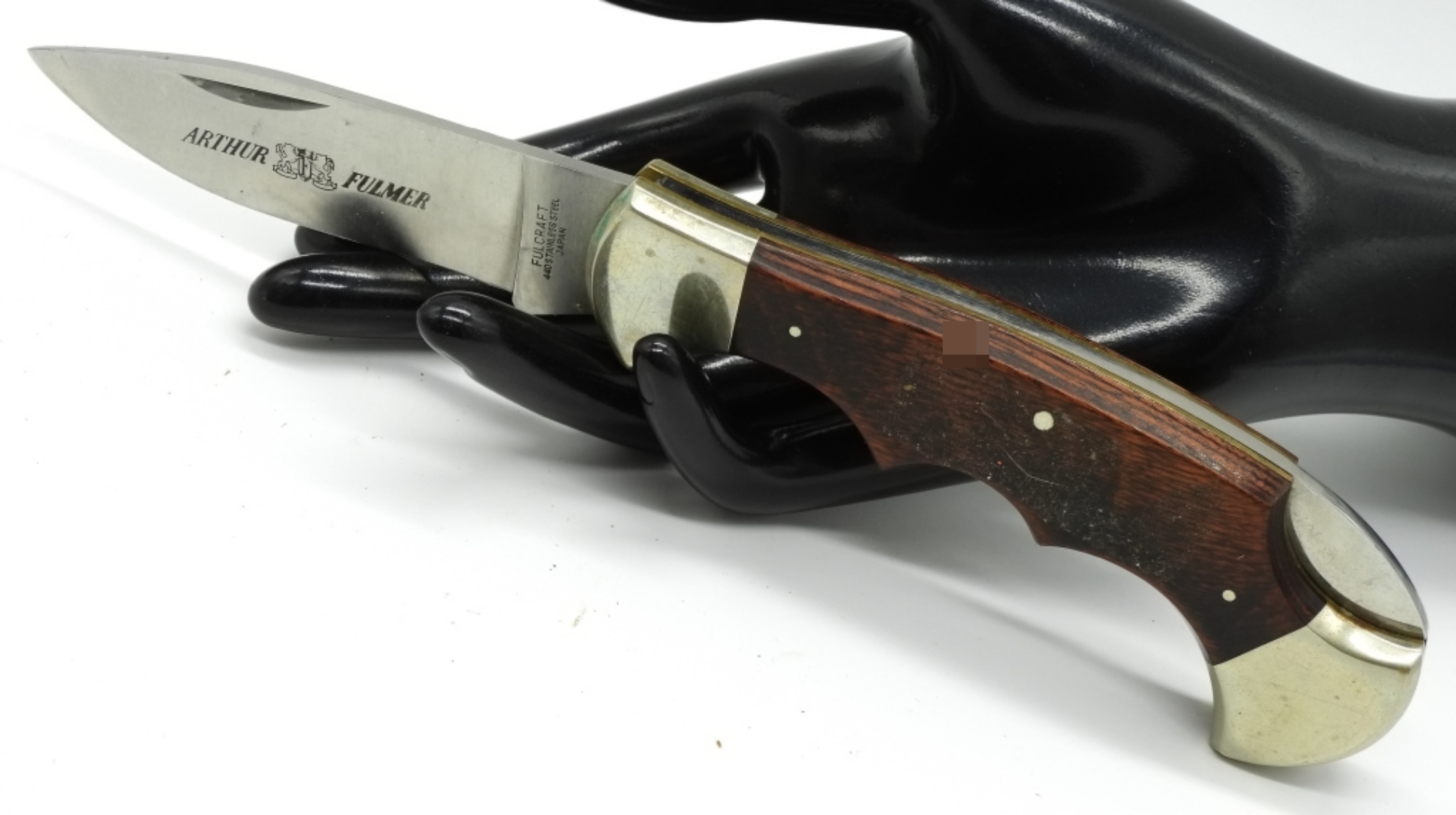 Arthur Fulmer Folding Knife, Wood Handle
