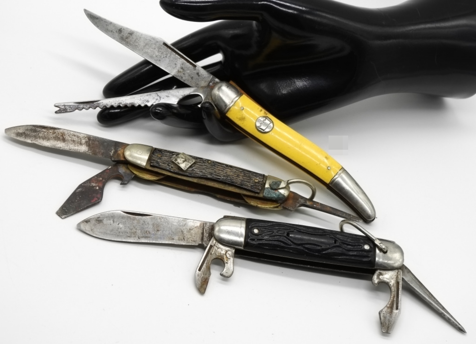 Vintage Folding Knife Lot, Mixed Patterns