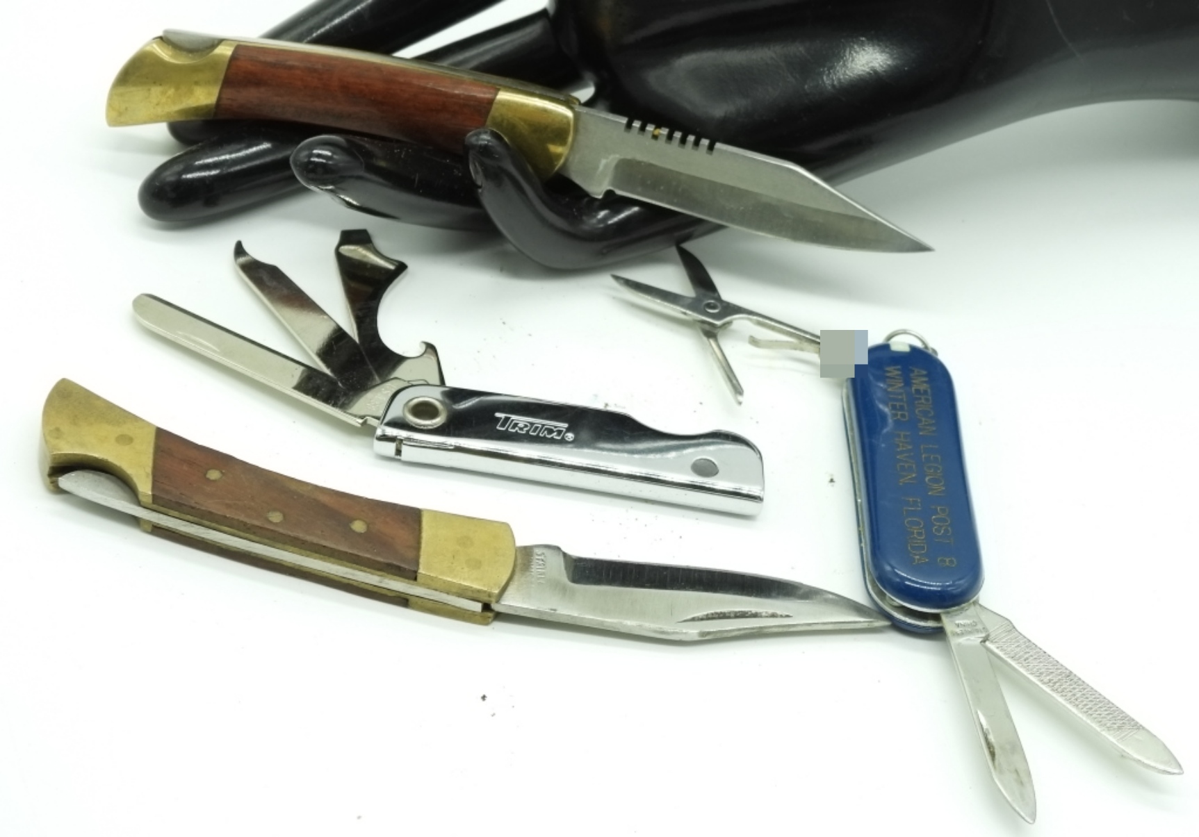 Mixed Knife Lot with American Legion & Multi-Tools
