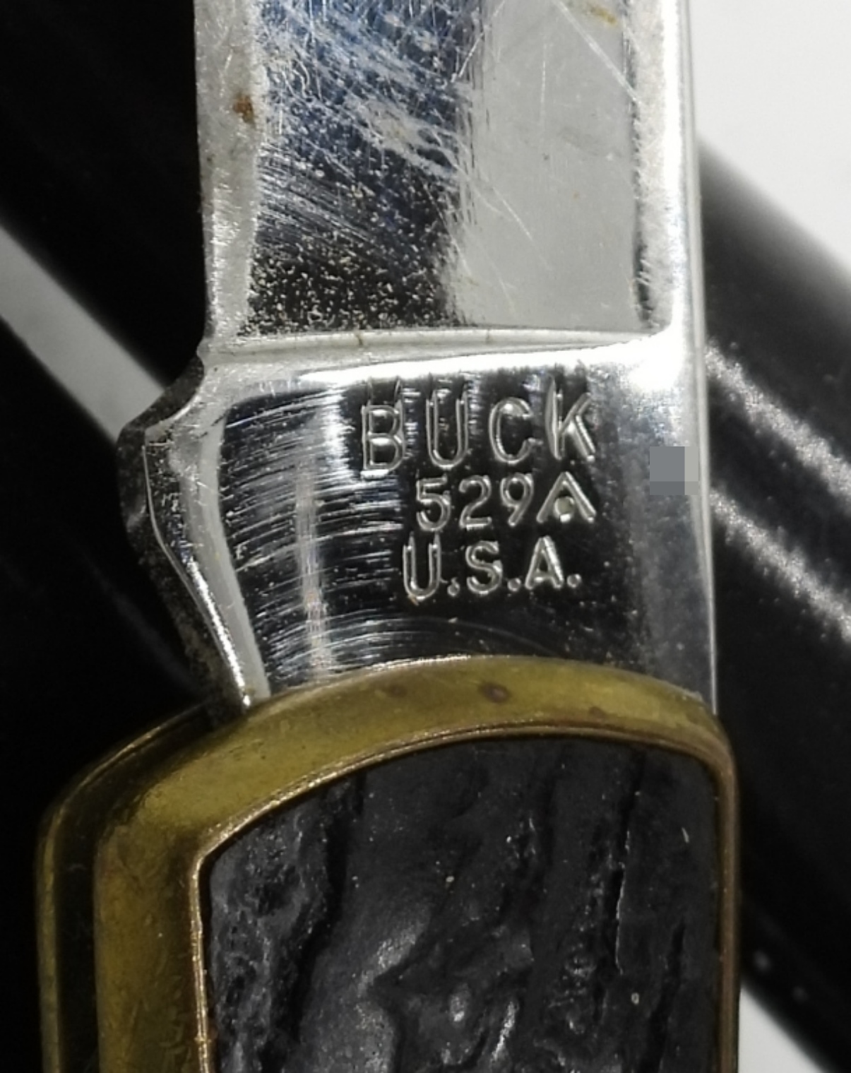 Buck 592 Folding Knife, Black Handle