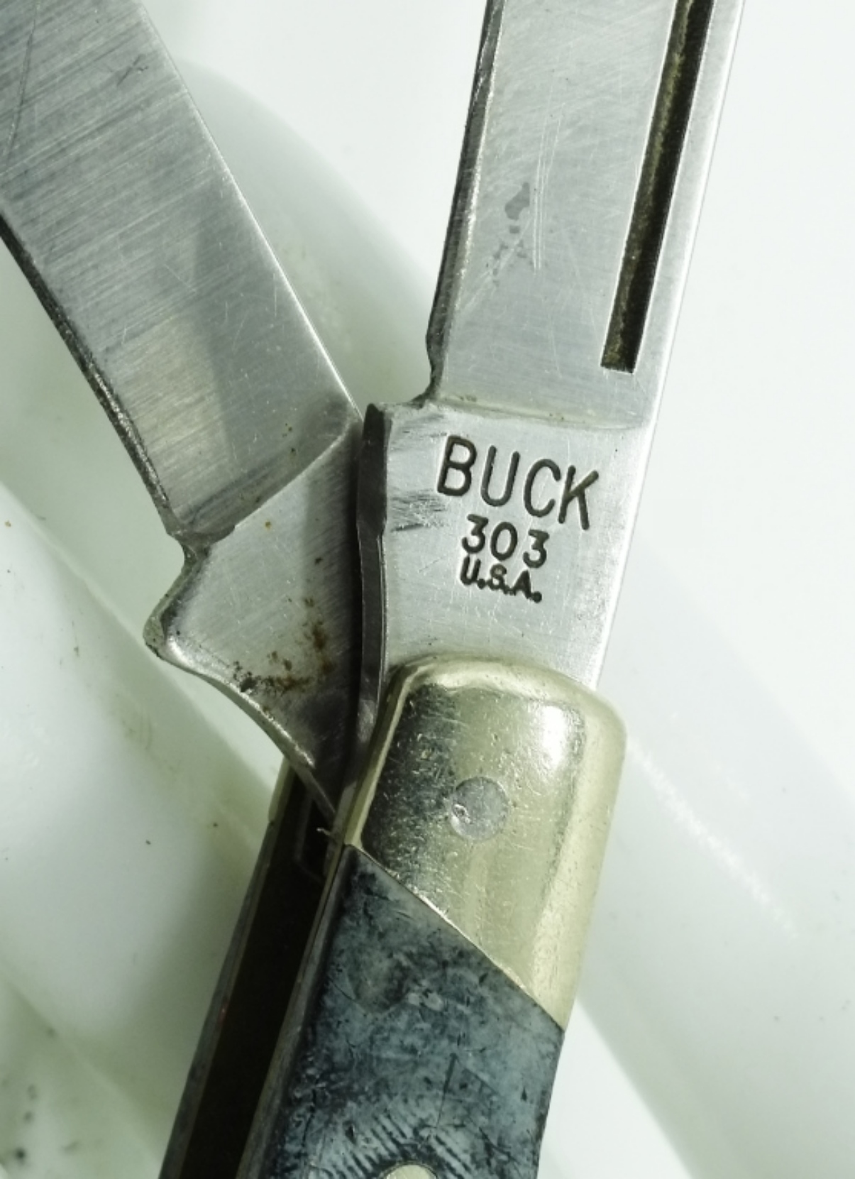 Buck 303 Cadet, Black Delrin Handle