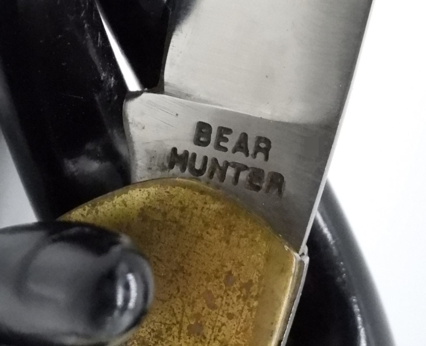 Bear Hunter Cougar Folding Knife with Box
