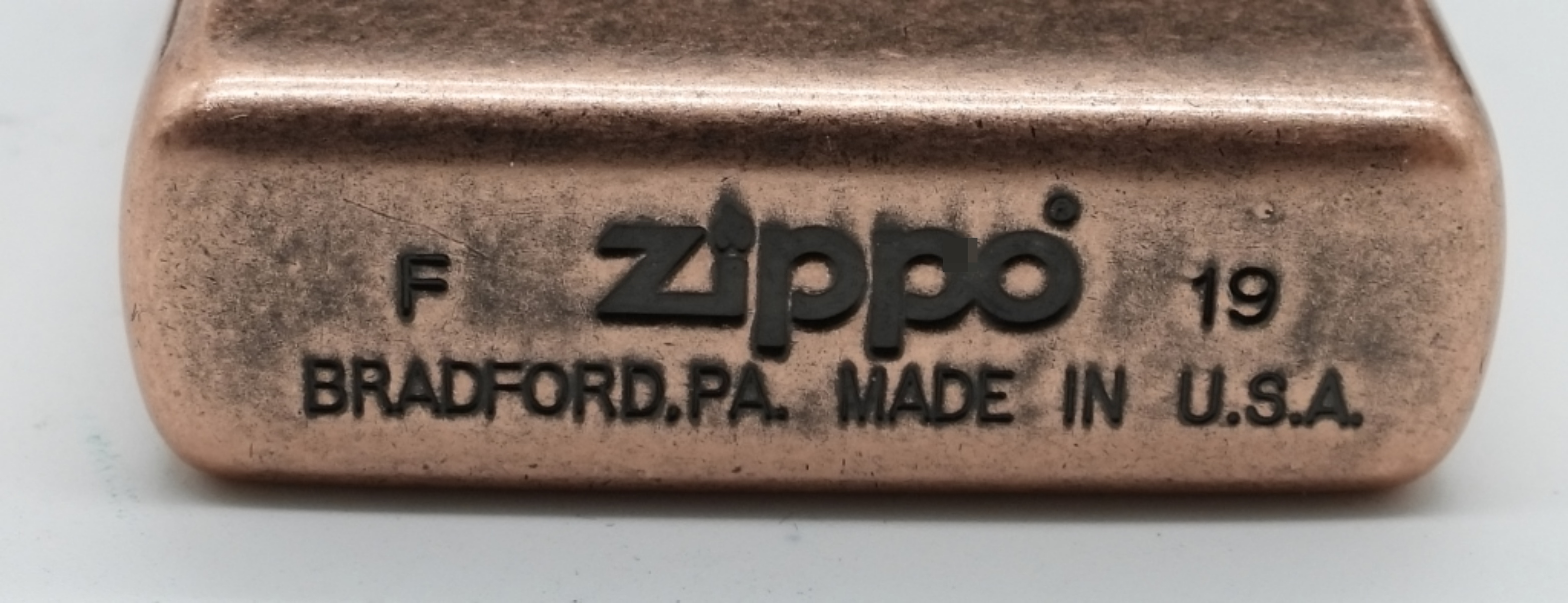 Zippo Antique Copper Lighter, 2019