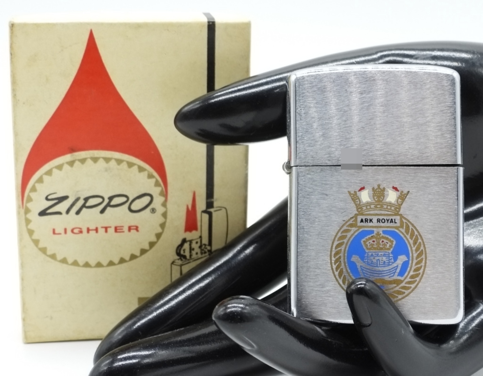 Zippo ARK Royal Navy Chrome Lighter