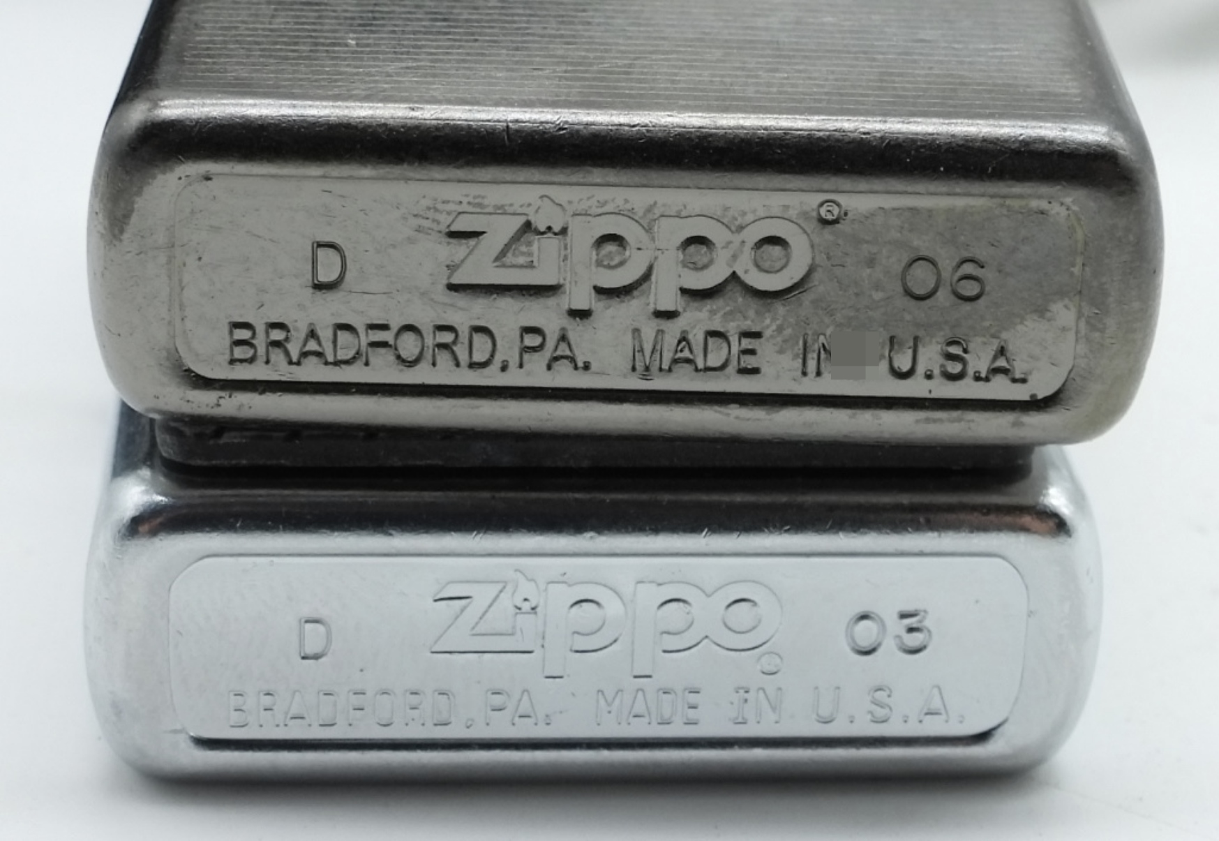 Zippo Chrome Lighters, Filigree & Brushed Finish