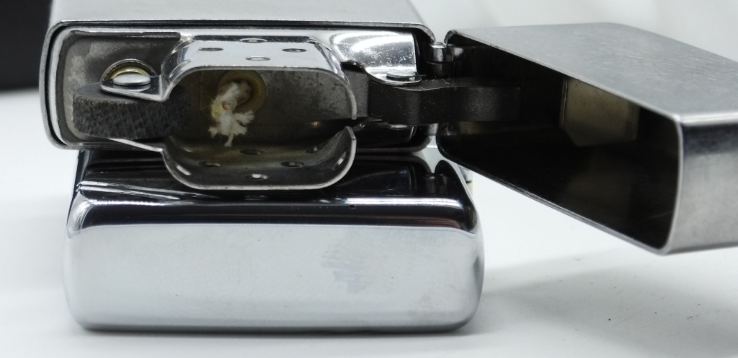 Zippo Chrome Lighter Pair, 2003 & 2013