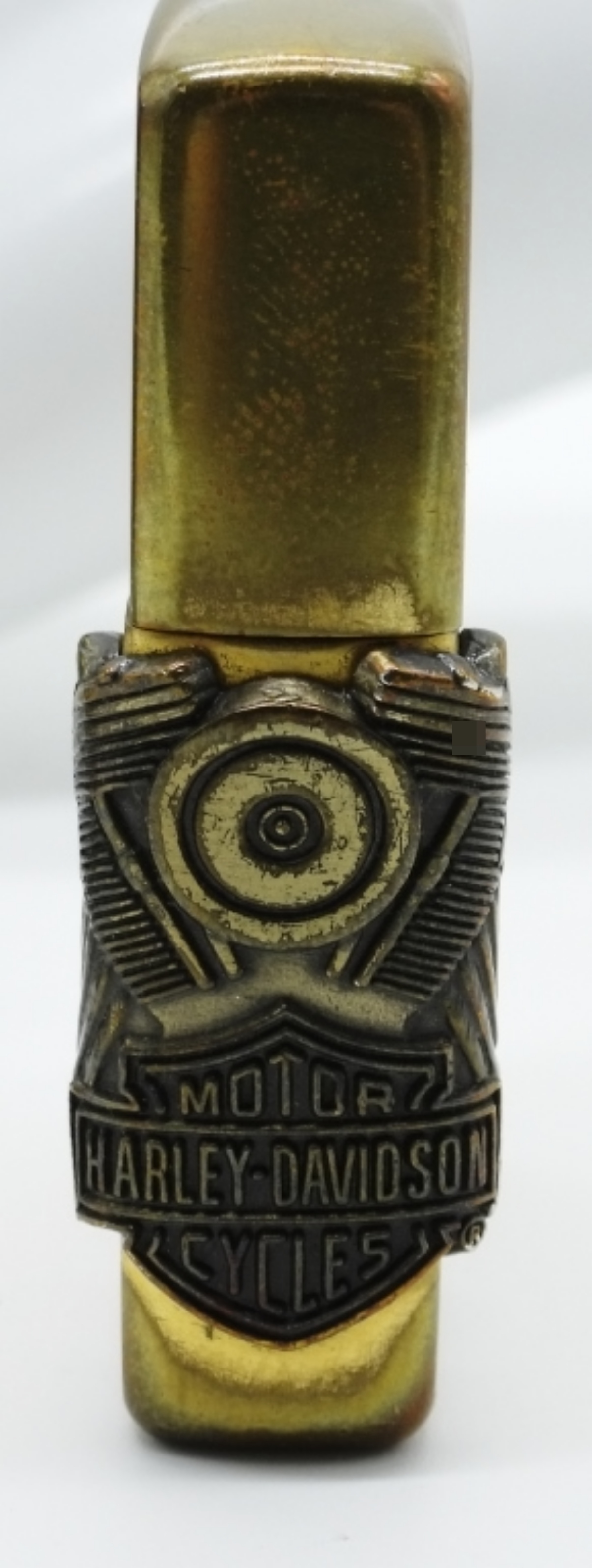 Harley-Davidson Brass Lighter With Money Clip