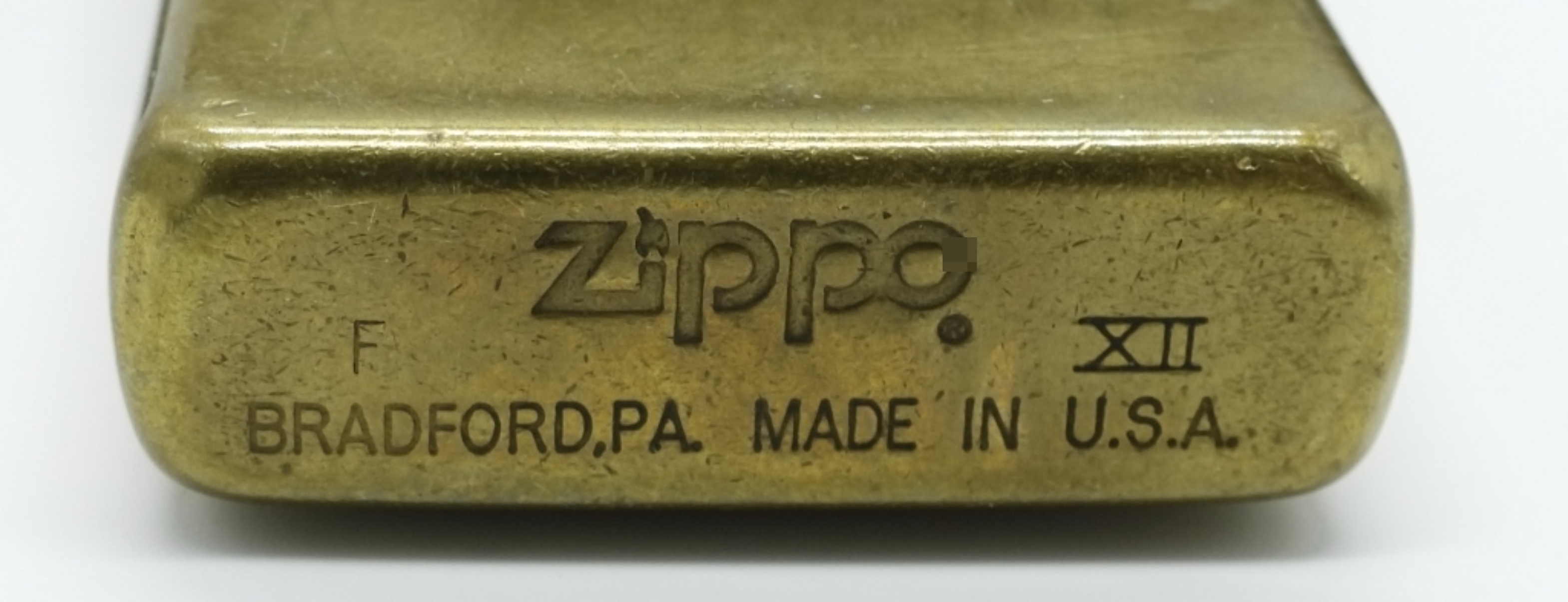 Zippo Camel Cigarettes Brass Lighter, XII Code