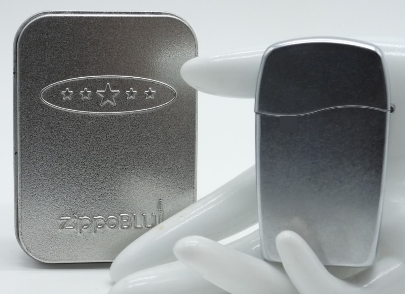 Zippo BLU Chrome Butane Lighter