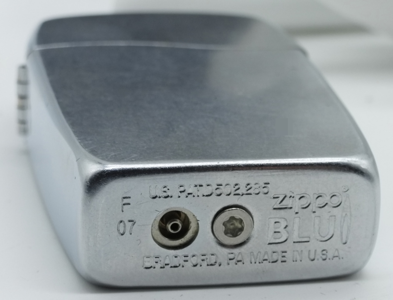 Zippo BLU Chrome Butane Lighter