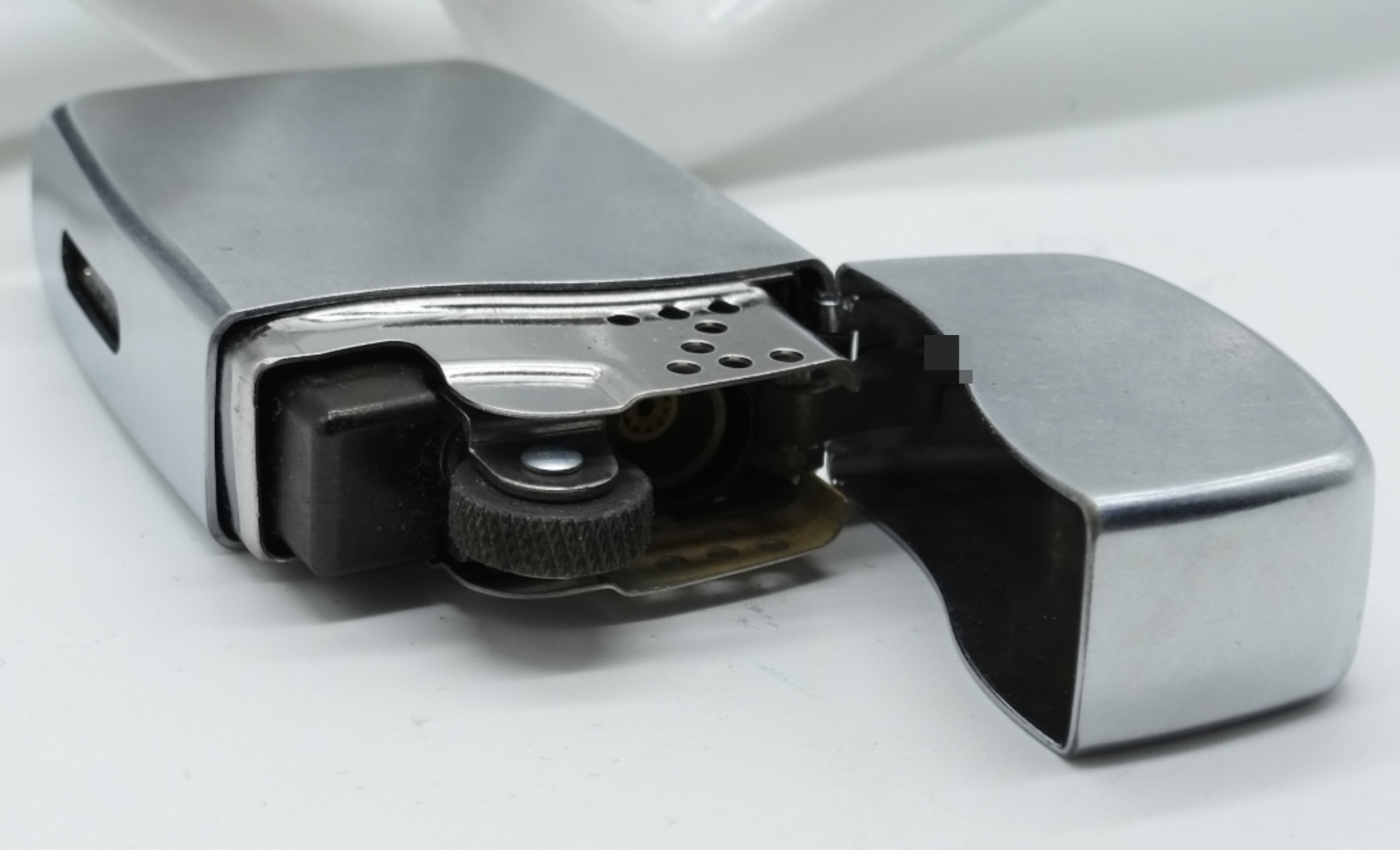 Zippo BLU Chrome Butane Lighter