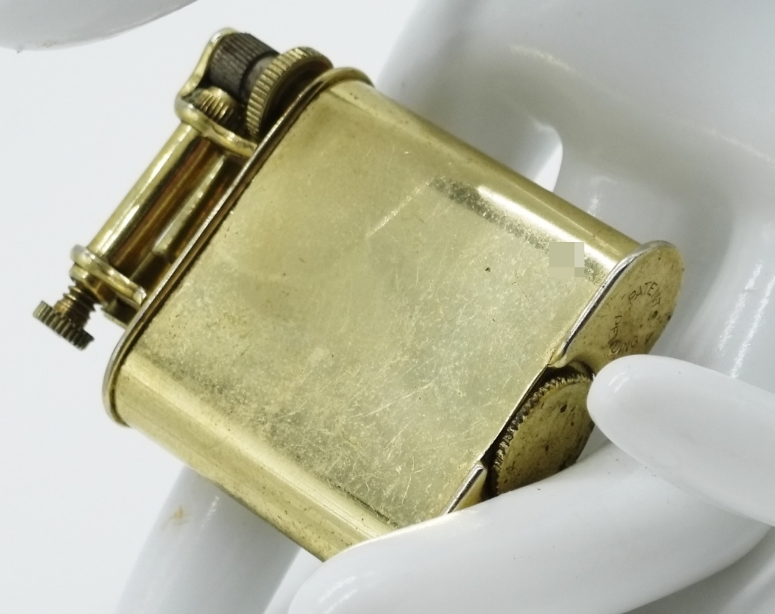 Clock Lighter, Brass Finish