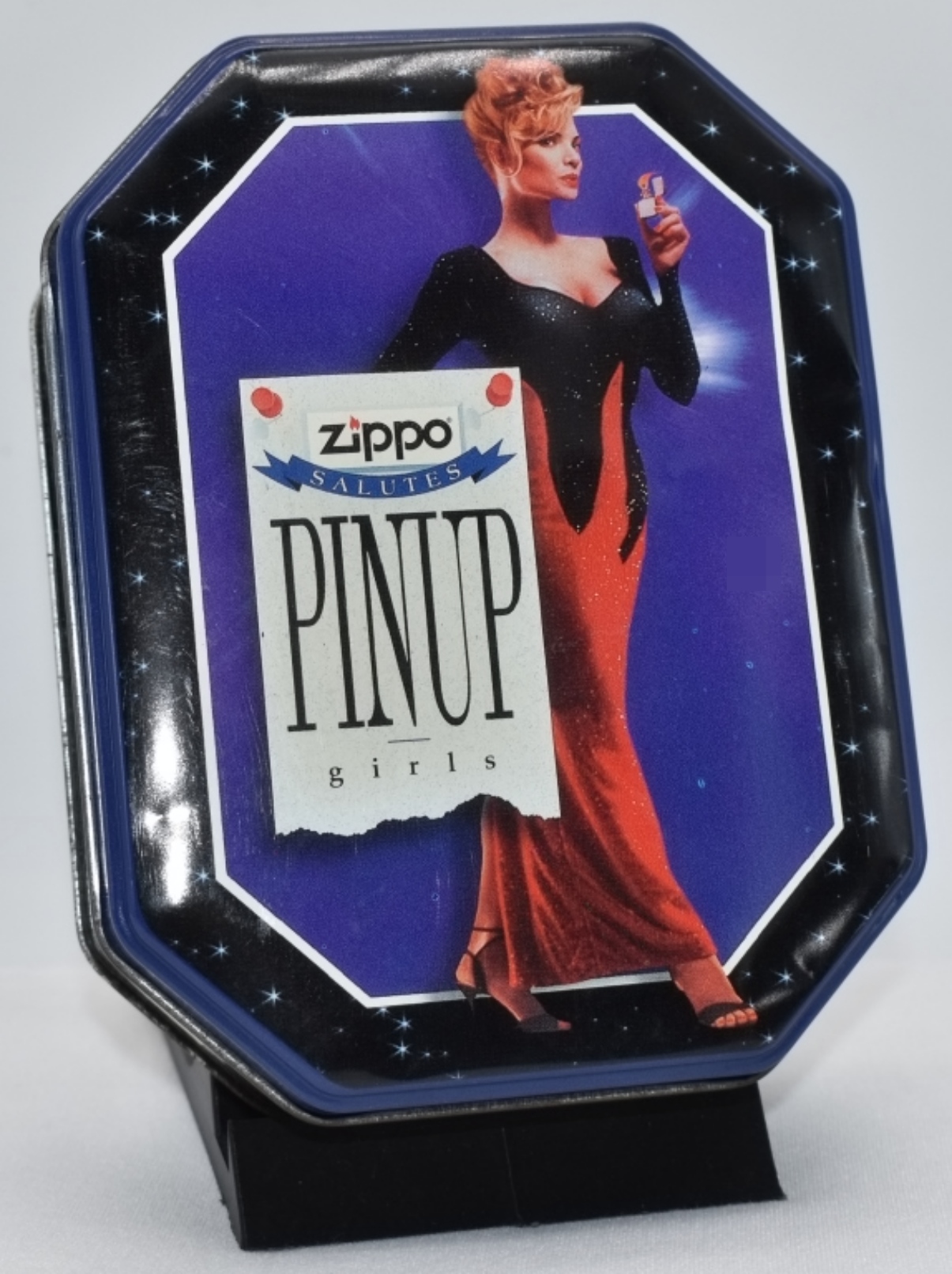 1995 Zippo Pinup Girls High Polish Chrome Lighter