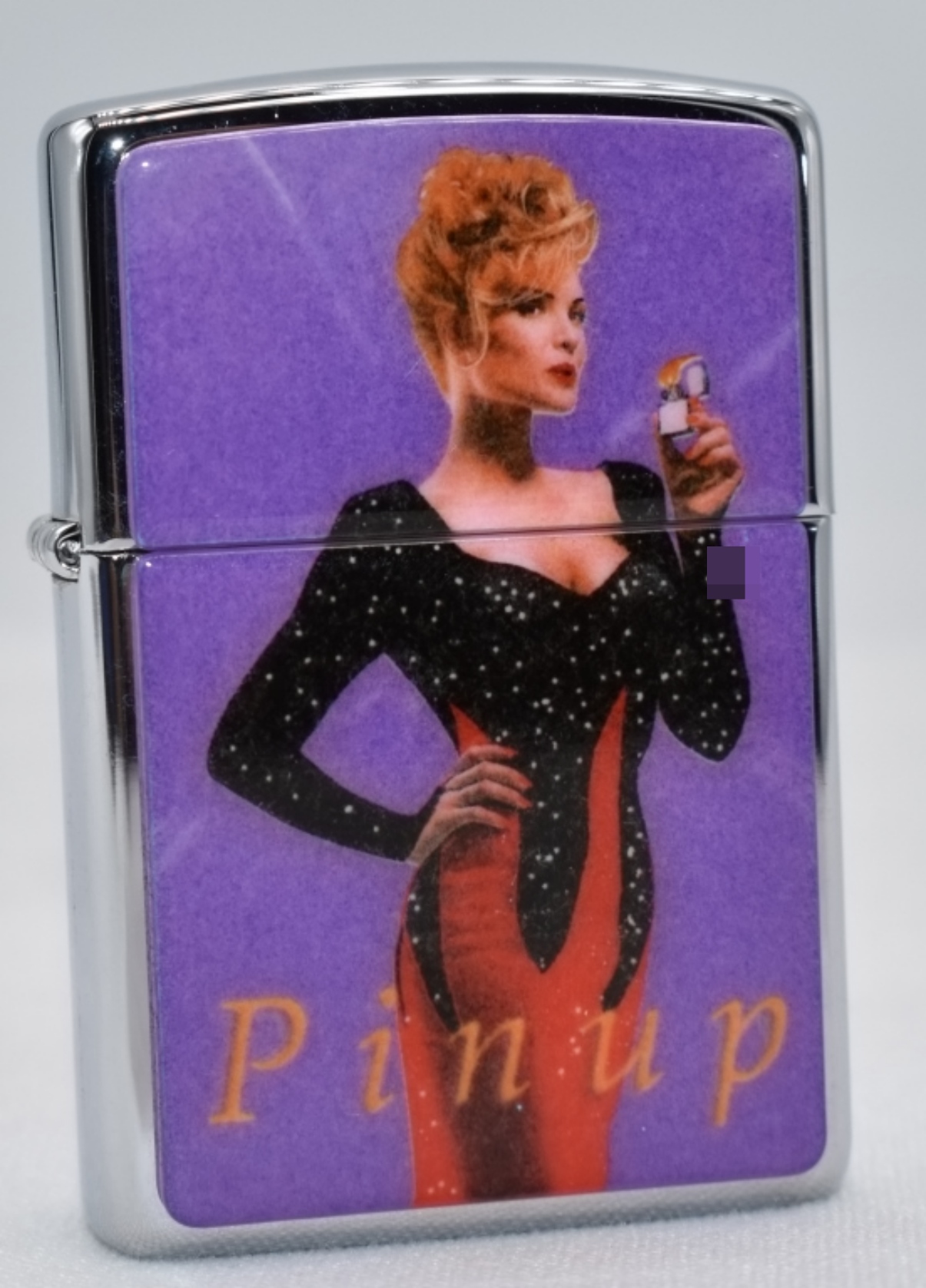 1995 Zippo Pinup Girls High Polish Chrome Lighter