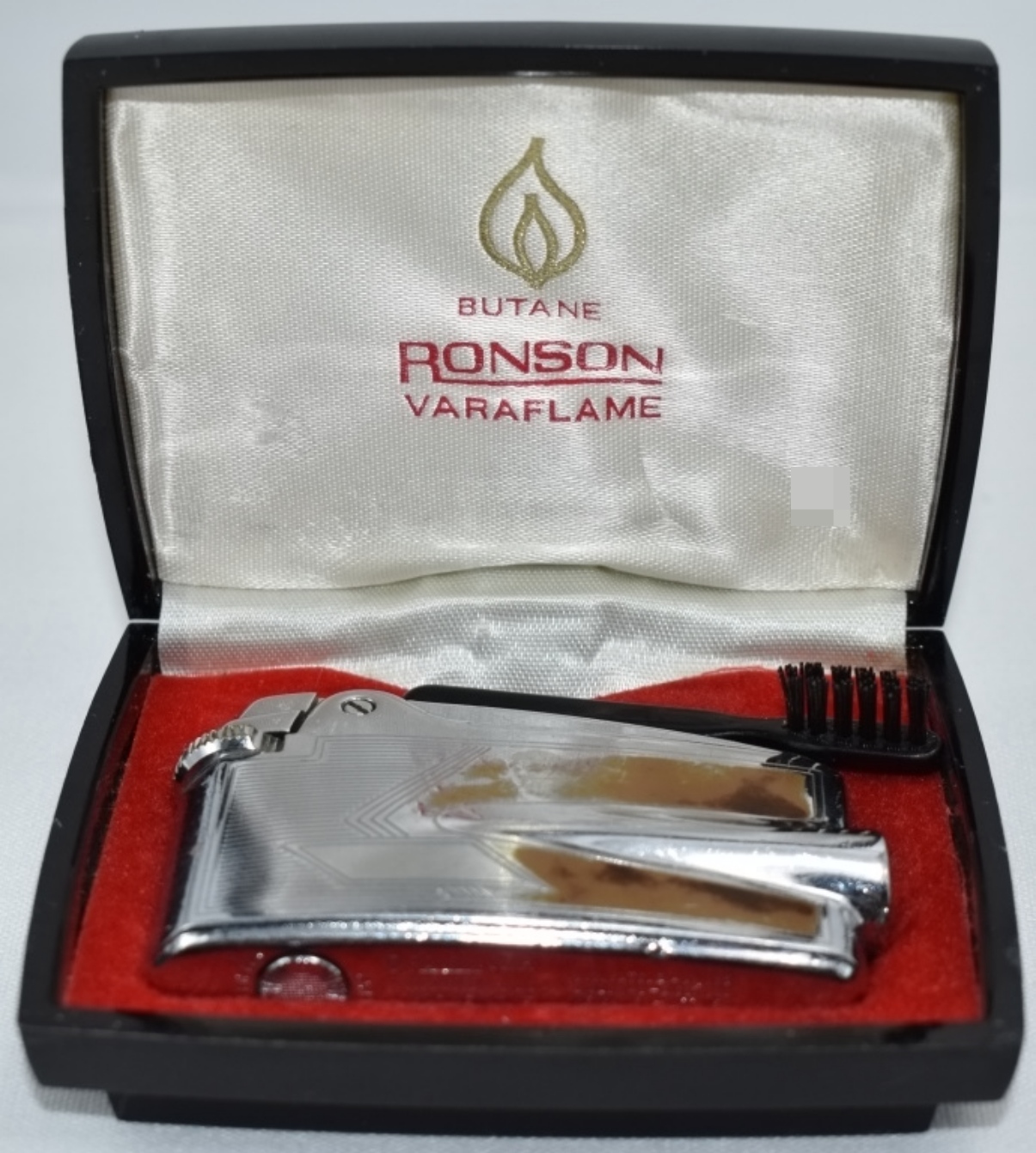 Ronson Varaflame Premier Butane Lighter, Chrome