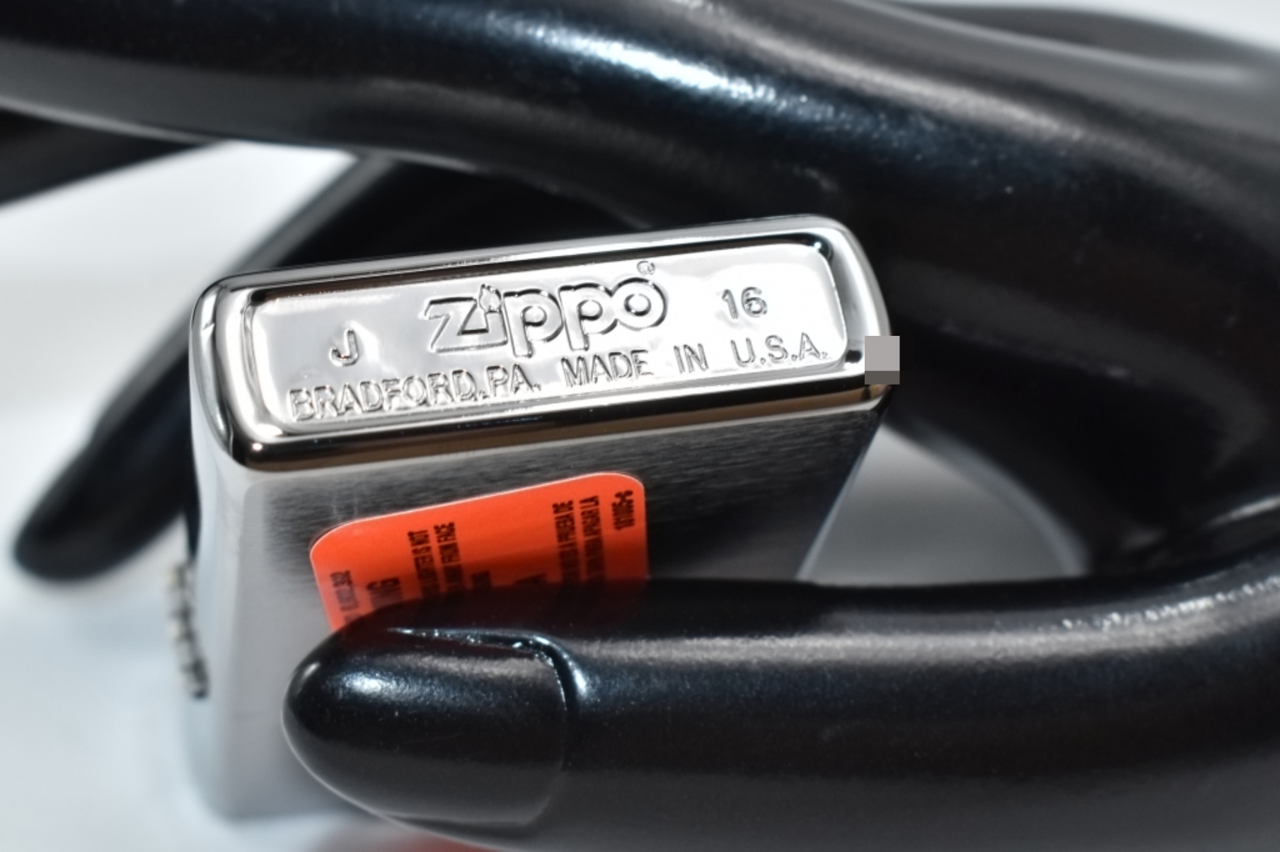 2015-16 Zippo Chrome Brushed Lighters - Pair