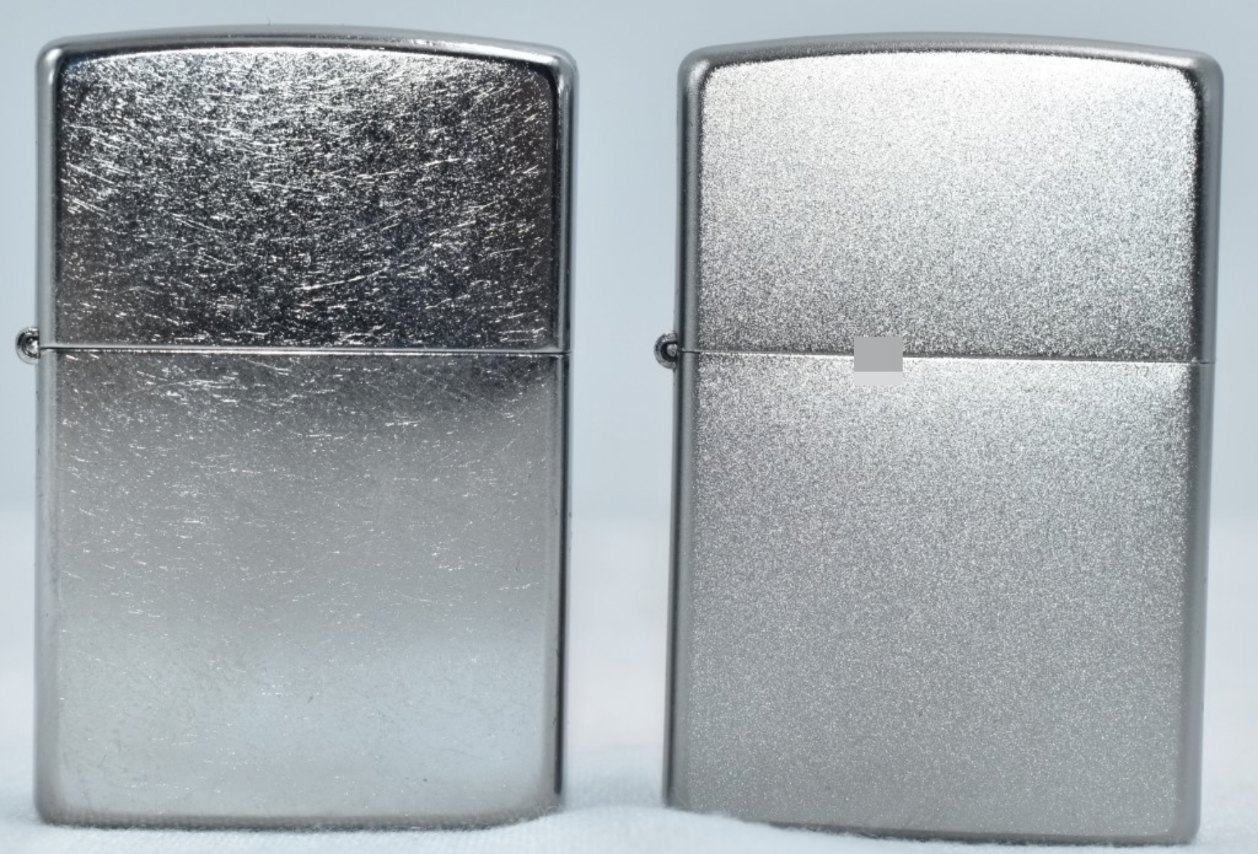2013 and 2016 Zippo's Regular Chrome Lighters