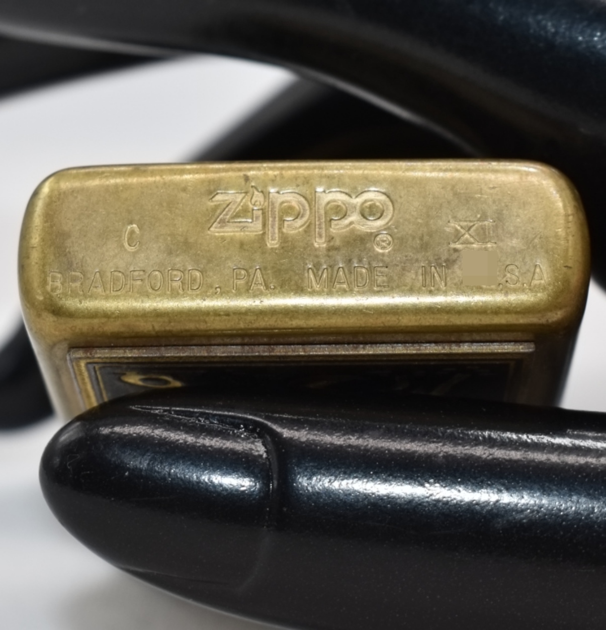 1995 Zippo Matador Design Brass Lighter