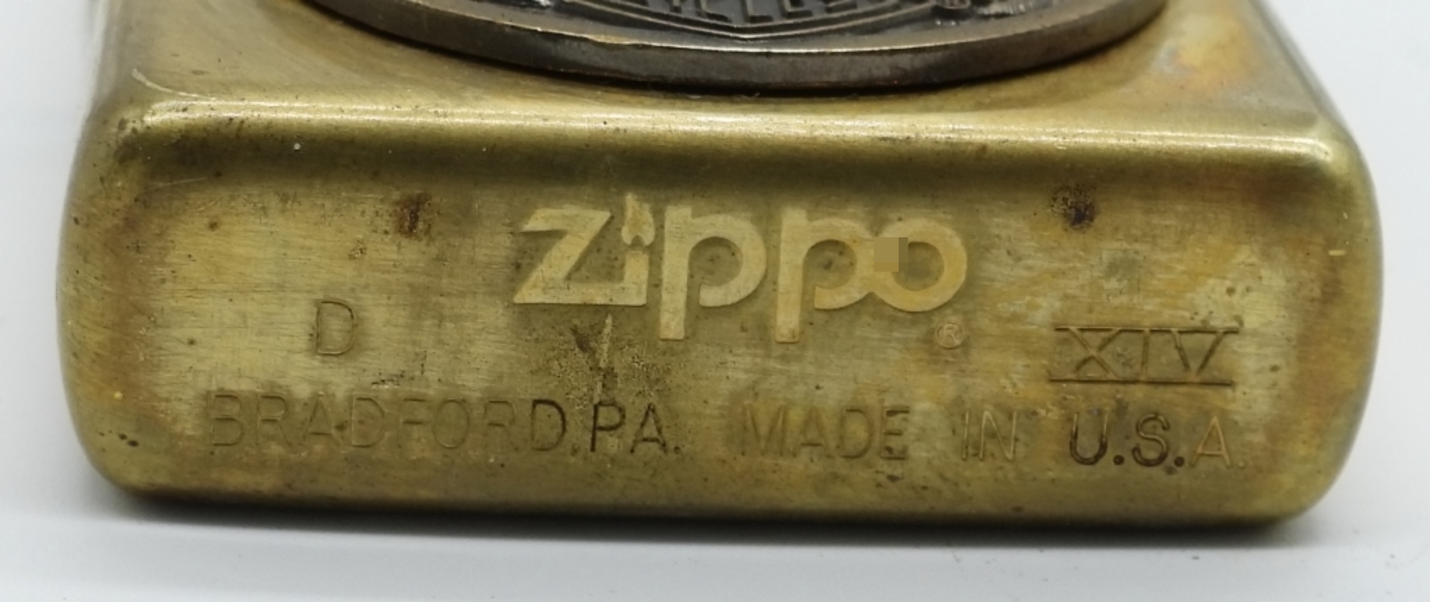 Zippo Harley-Davidson Eagle Emblem Brass Lighter