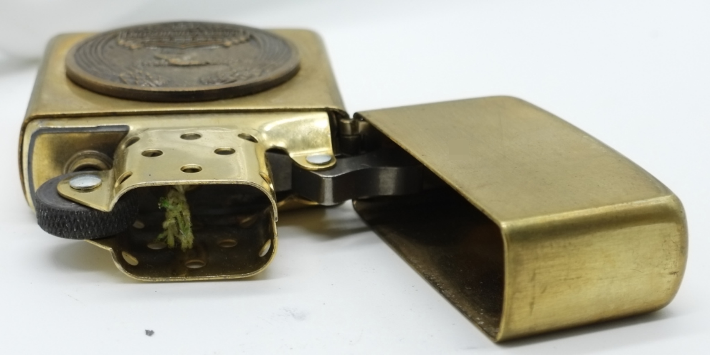 Zippo Harley-Davidson Eagle Emblem Brass Lighter