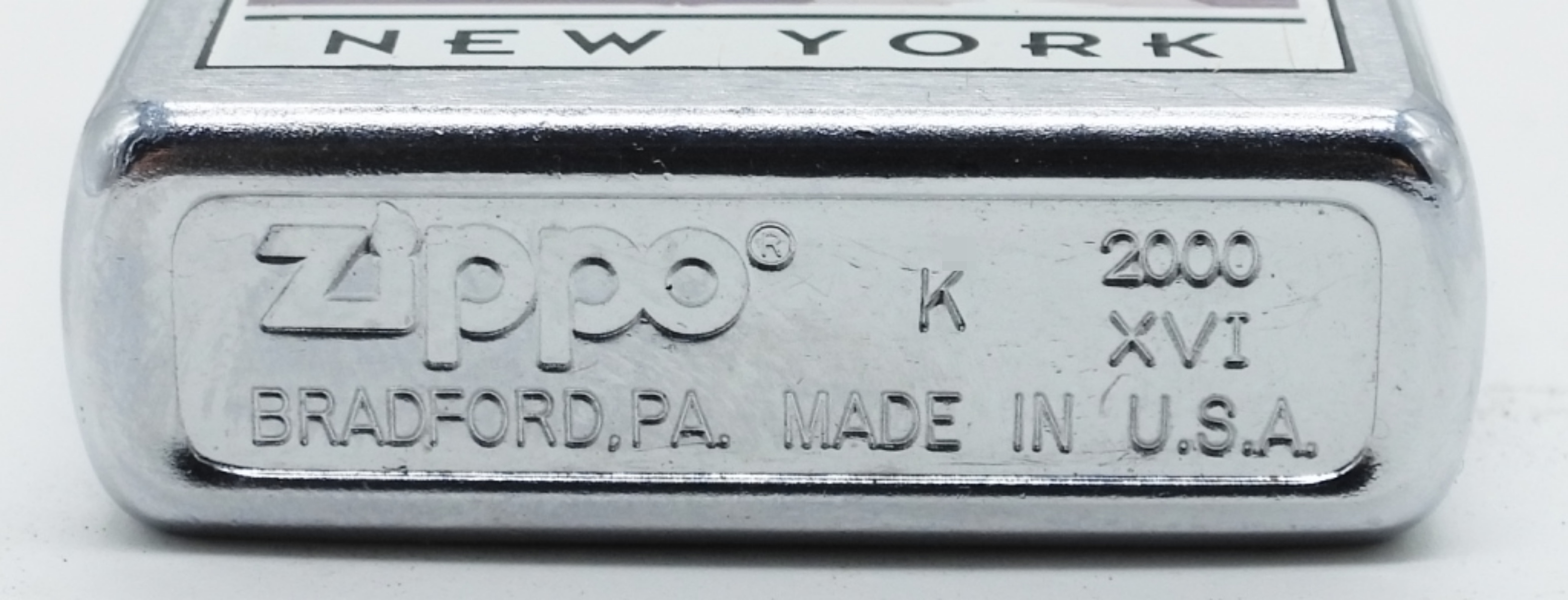 Zippo New York Skyline Chrome Lighter