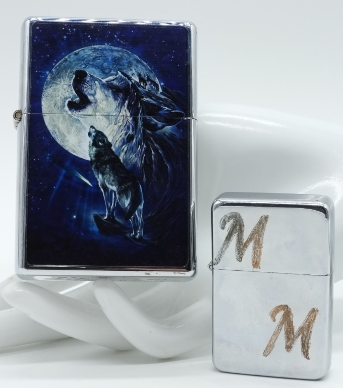 Star Chrome Lighters, 2 Pieces