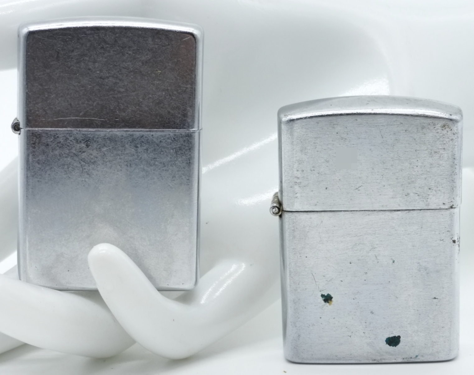 Zippo 2004 Chrome & Bryco Made in Japan Lighters
