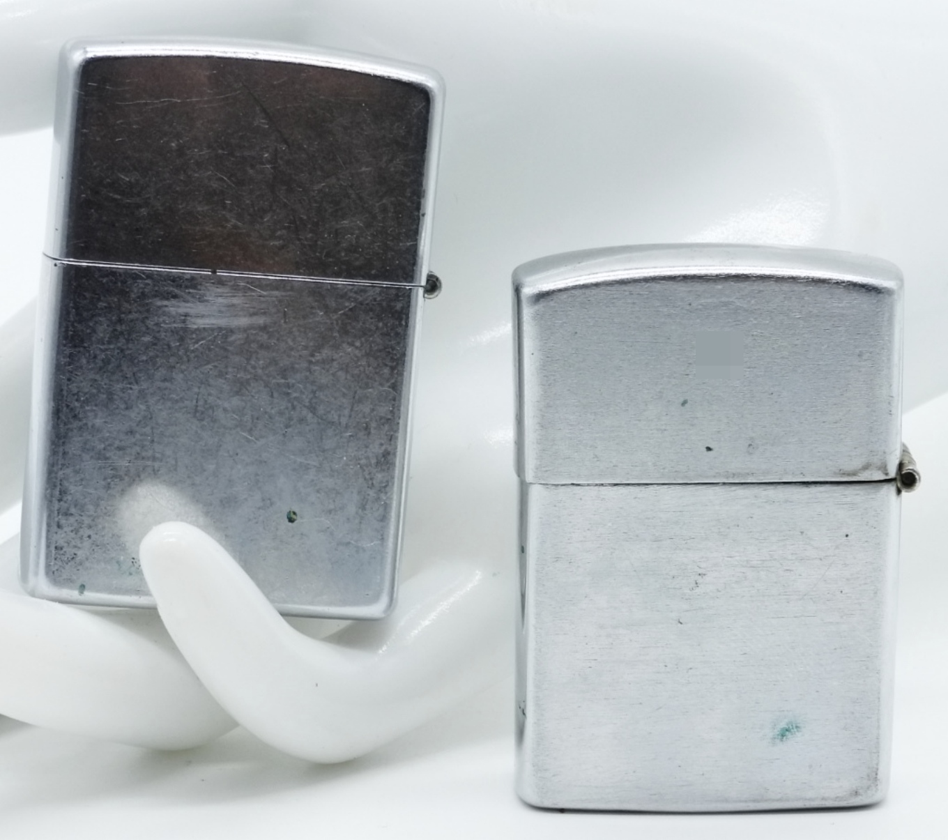 Zippo 2004 Chrome & Bryco Made in Japan Lighters