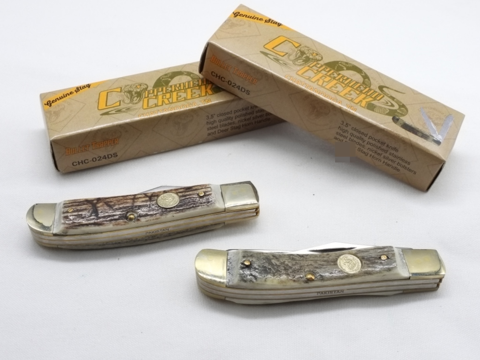 Copperhead Creek Bullet Trapper, Stag Handle
