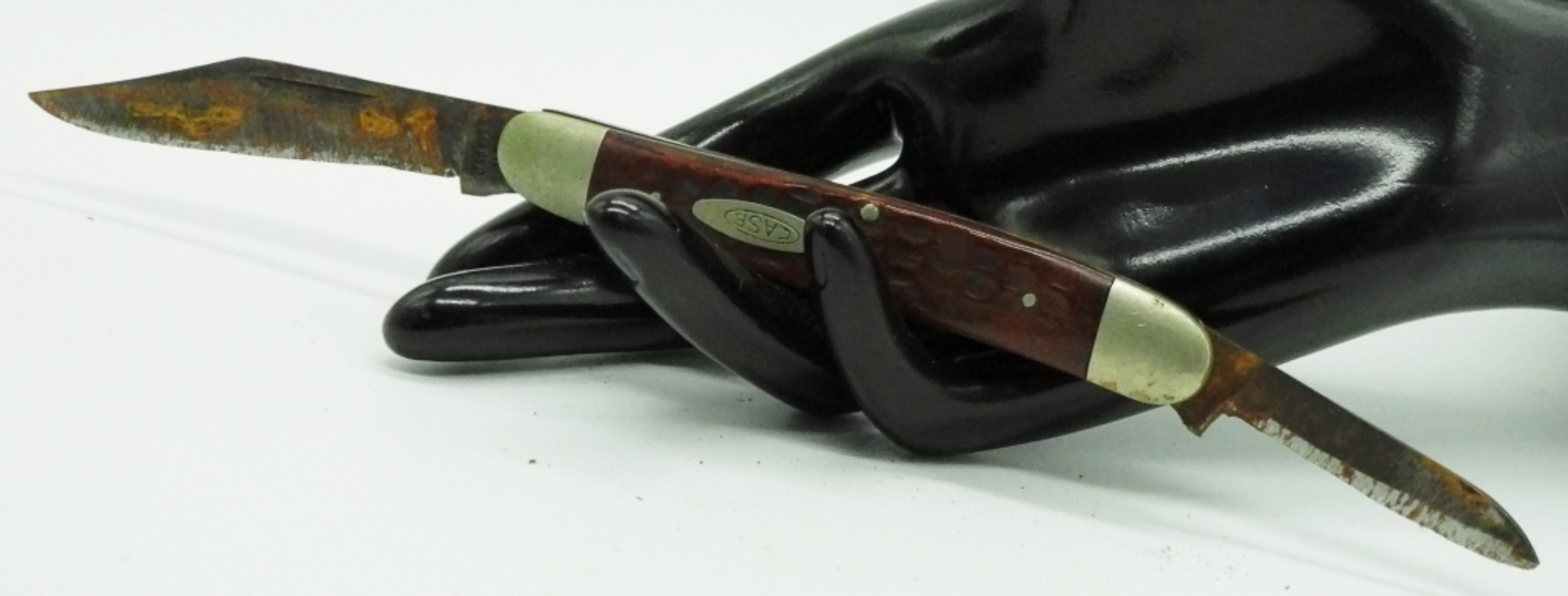 Case Folding Knife with Wood Handle