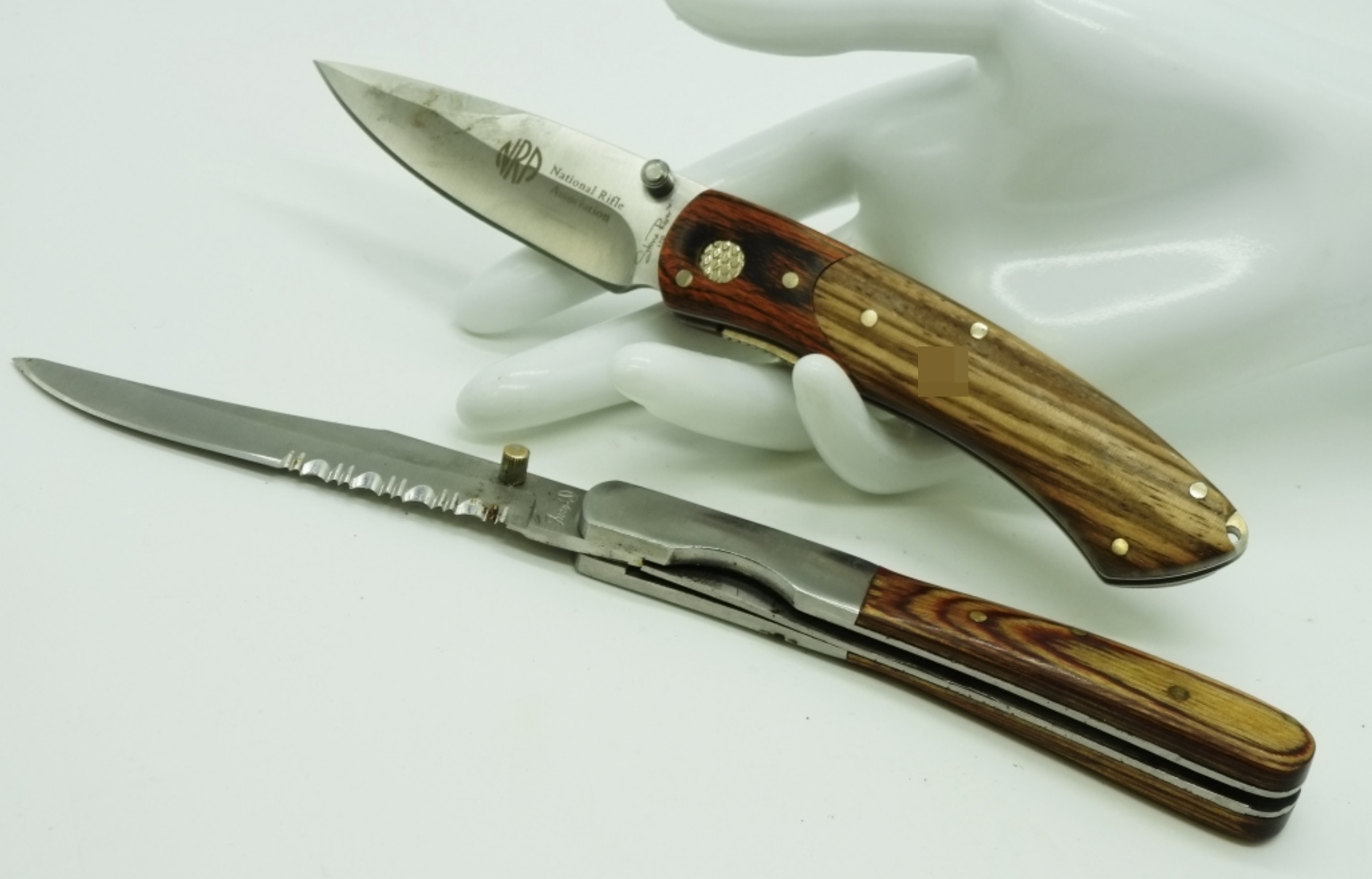 Stone River & Fury Folding Knives, Wood Handles