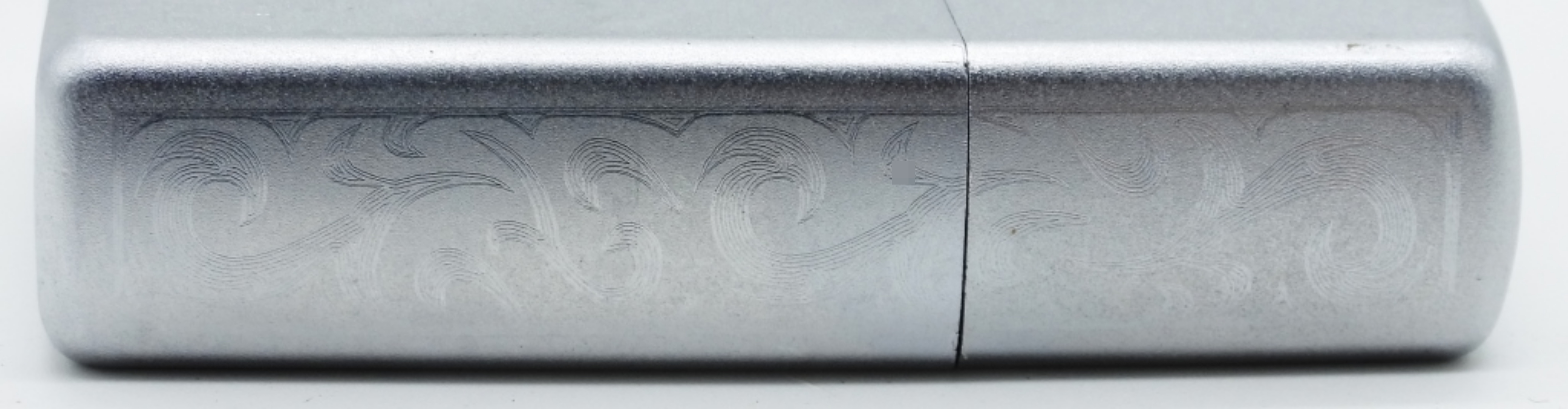 Zippo Lighters, Chrome & Black Crackle Pair