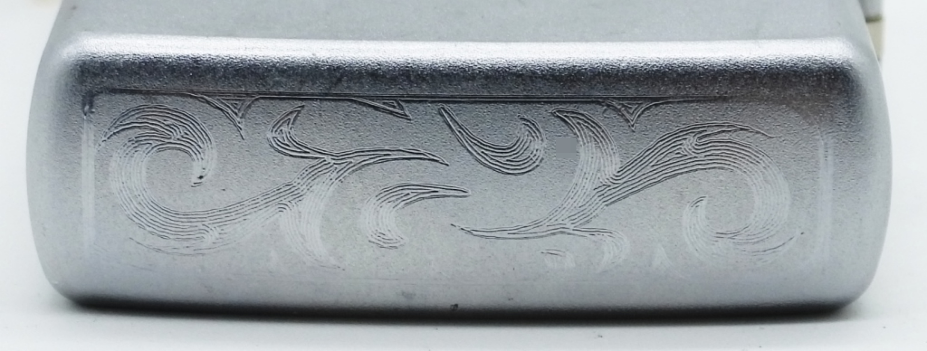 Zippo Lighters, Chrome & Black Crackle Pair