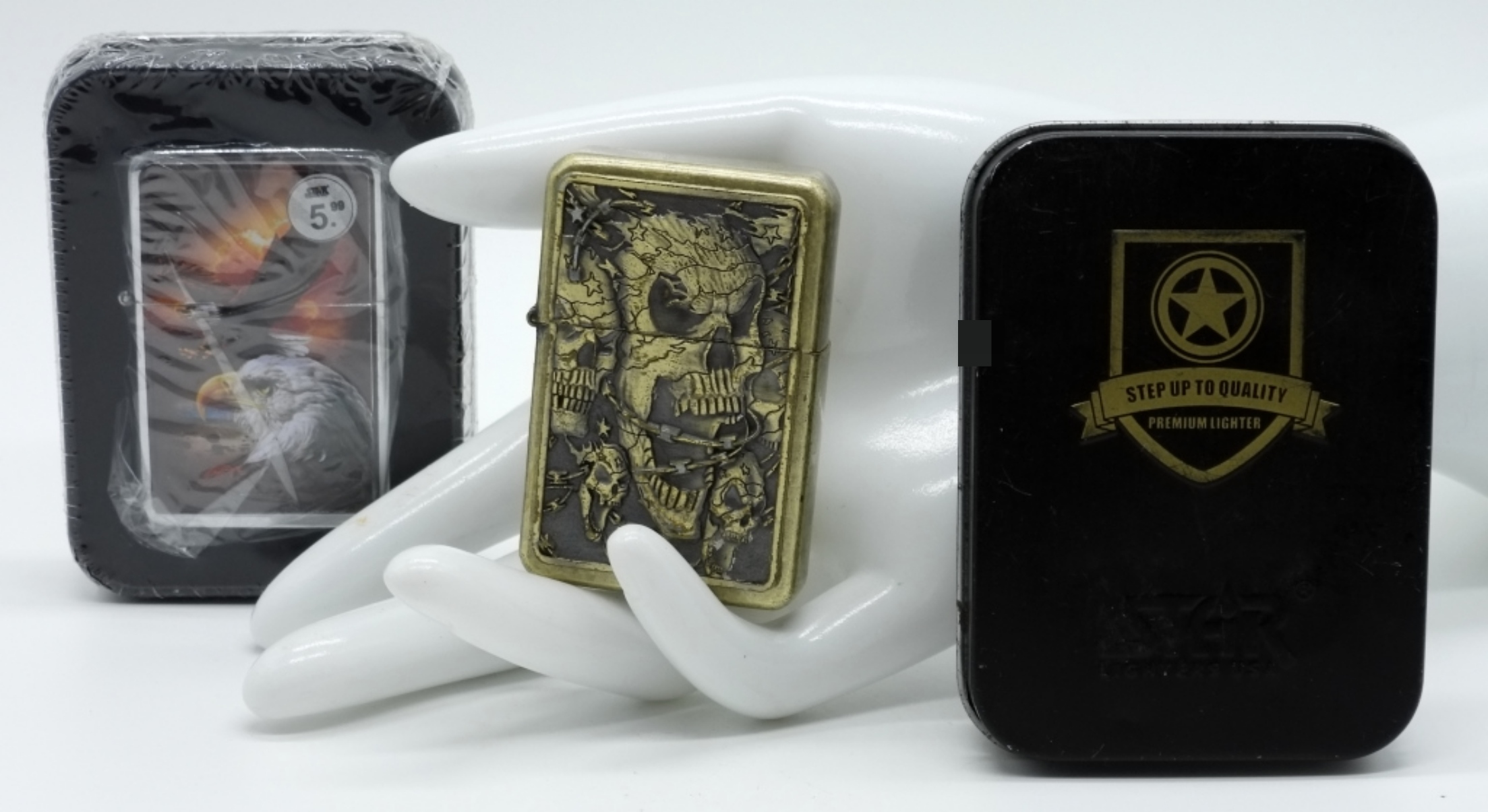Star Premium Lighters - Skull & Eagle Designs