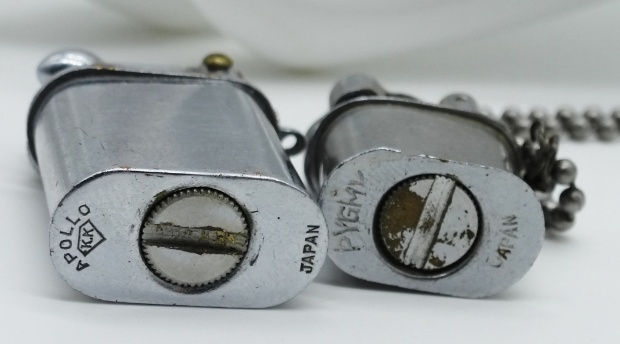 Apollo & Pygmy Mini Pocket Lighters w/ Chain