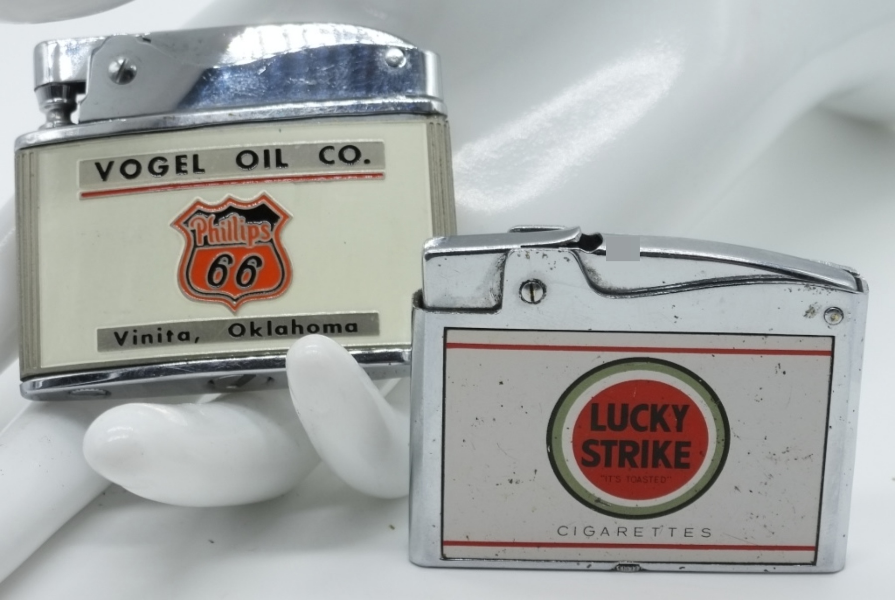 Advertising Lighter Lot Phillips 66 & Luck Strike