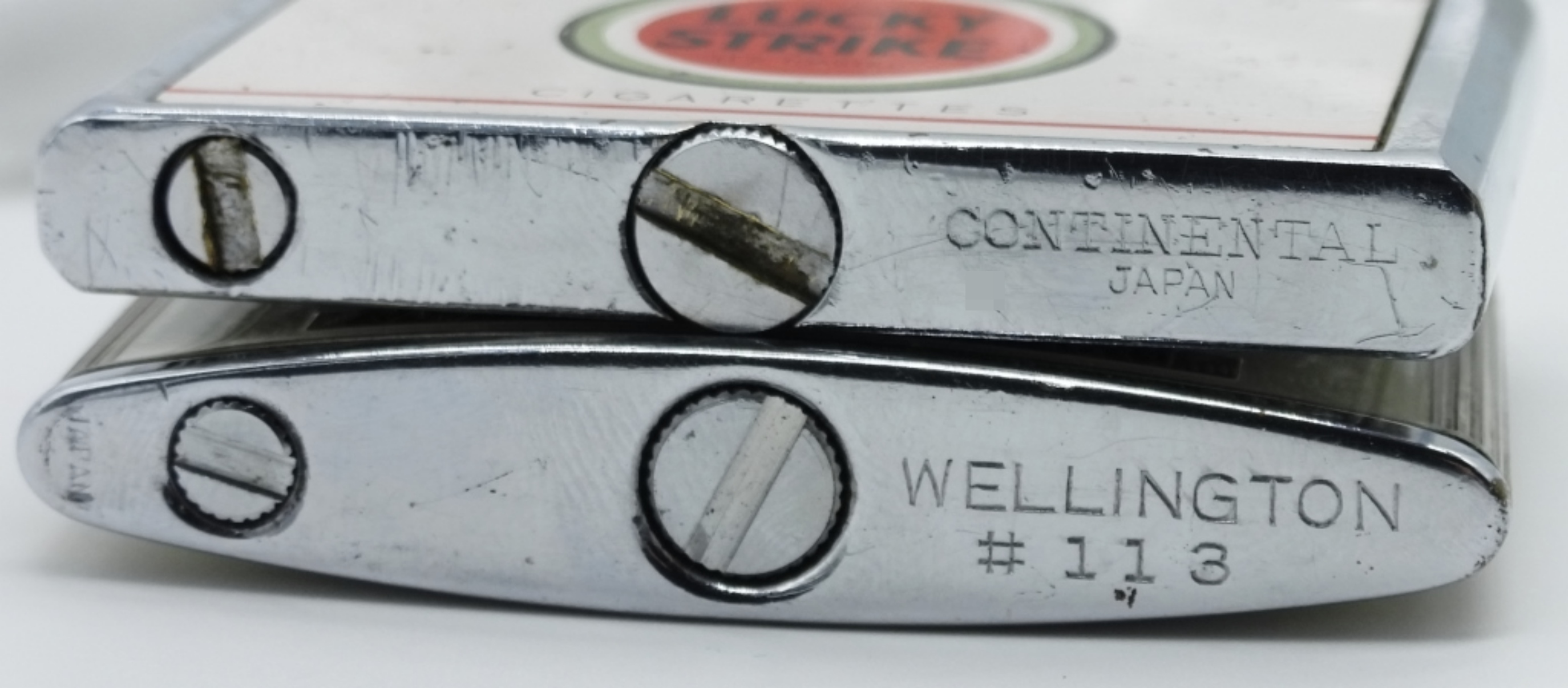 Advertising Lighter Lot Phillips 66 & Luck Strike