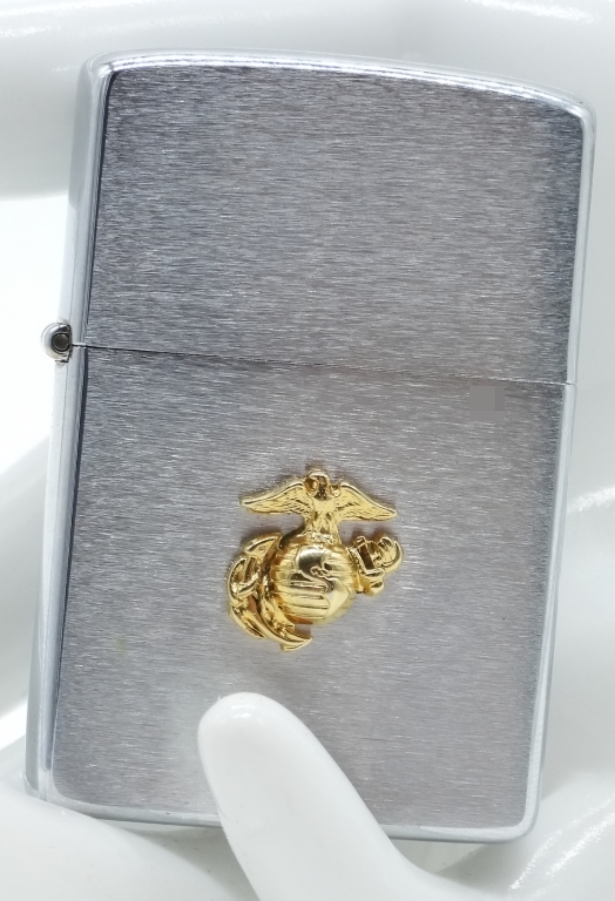 Zippo USMC Eagle Globe Anchor, Brushed Chrome
